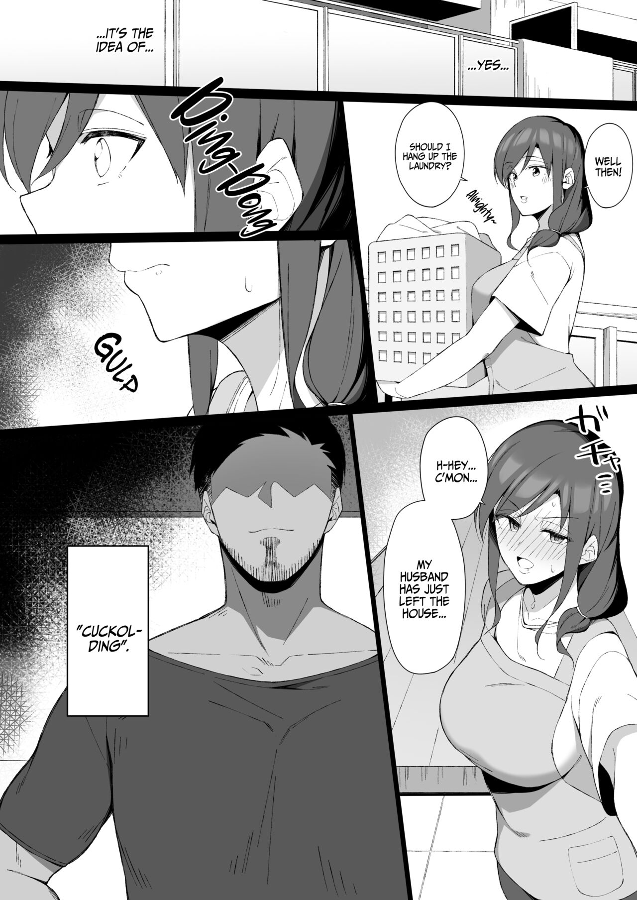 Osu ni Ochiru Seiso Hitozuma + Extra | Degeneracy of a Neat Housewife for a Man - Page 4