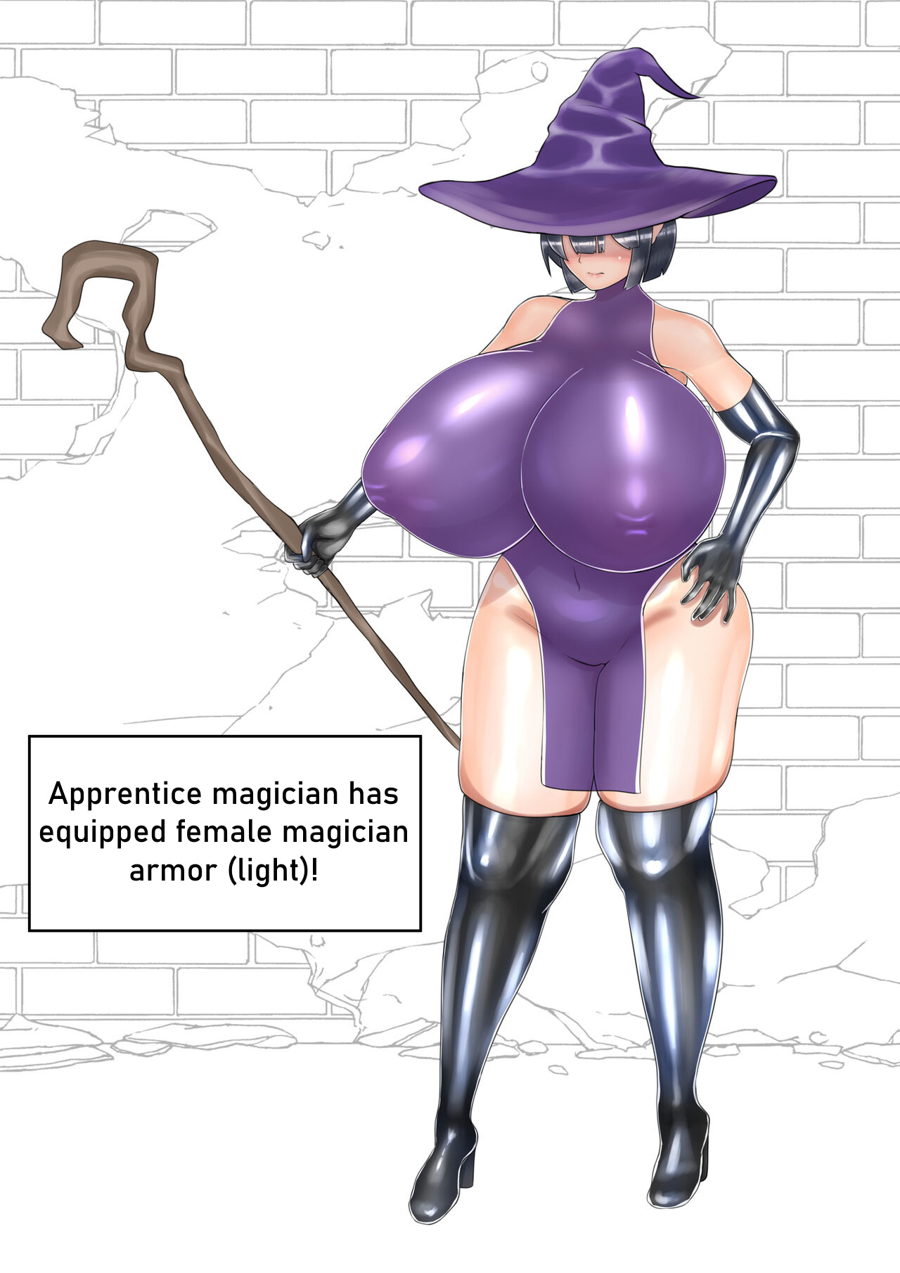 I got huge breasts in a slime mold - Page 15
