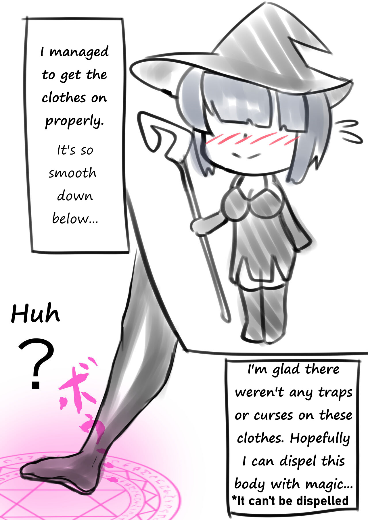 I got huge breasts in a slime mold - Page 17