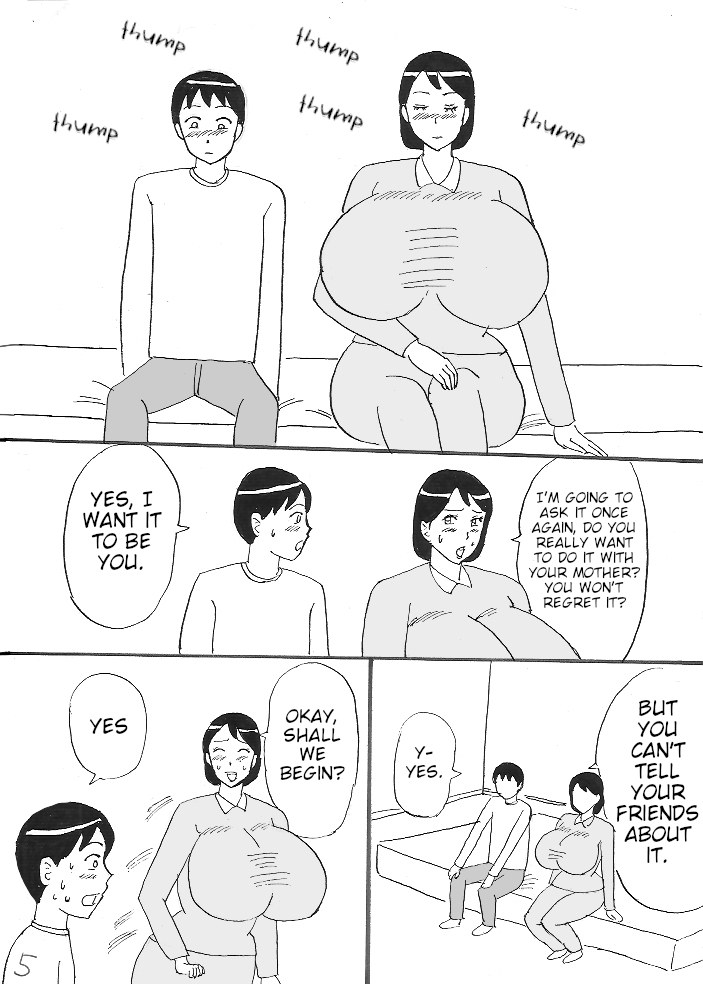 Bakunyuu Mama no Fudeoroshi | First Time with Huge Breasted Mom - Page 9