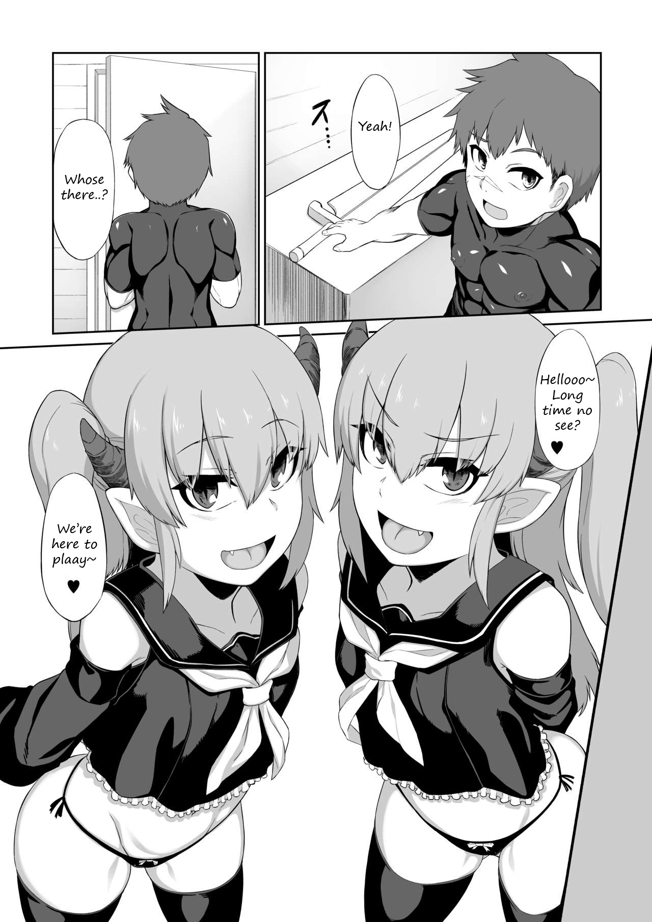 Futago Succubus to Mahou no Onaho | The Succubus Twins and the Magical Onahole - Page 5