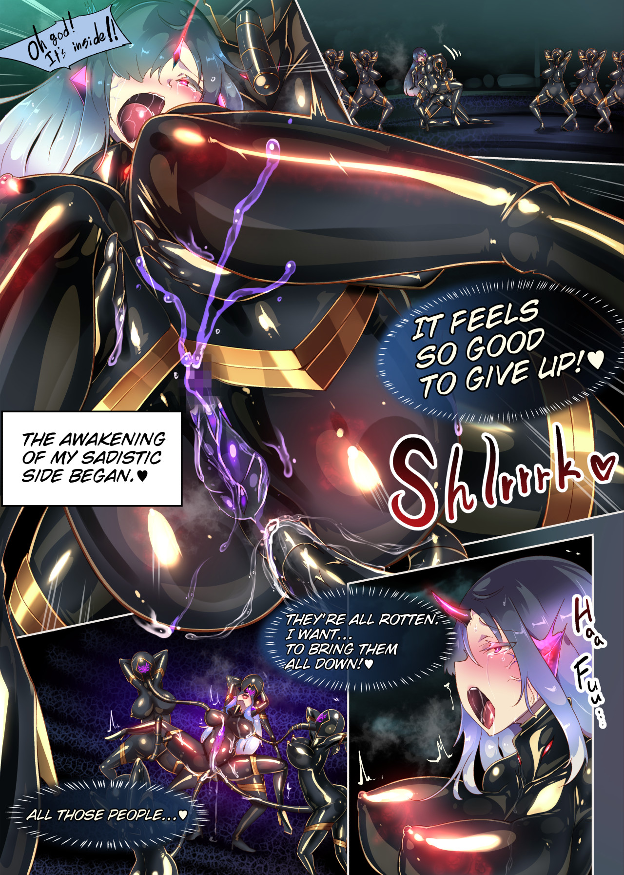 The story of the final fallen hero becoming a lewd, high ranking female officer. ーSHINING PEARL SQUAD: GAIN'S NEWEST EXECUTIVE.ー - Page 17