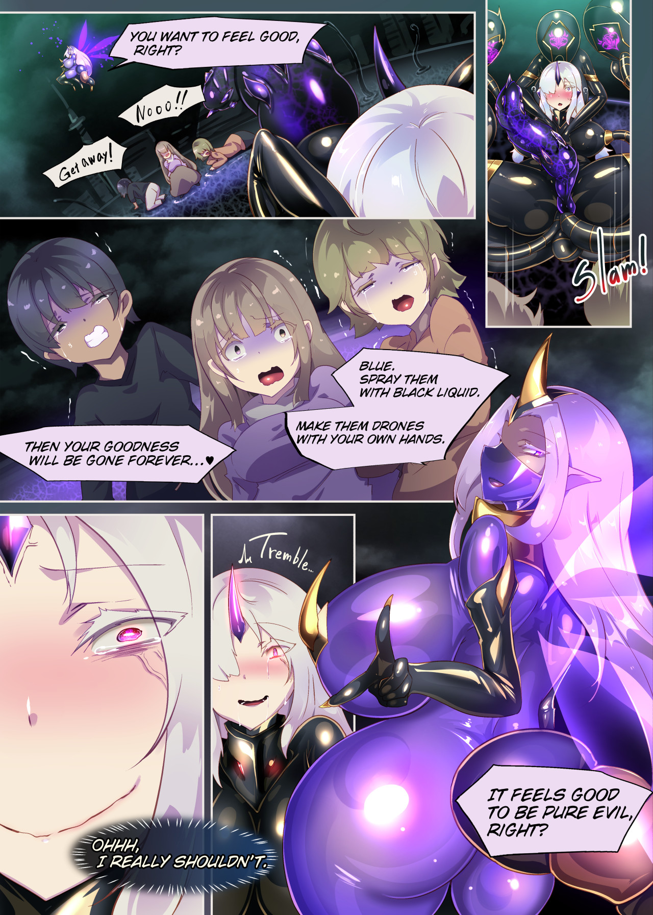 The story of the final fallen hero becoming a lewd, high ranking female officer. ーSHINING PEARL SQUAD: GAIN'S NEWEST EXECUTIVE.ー - Page 19