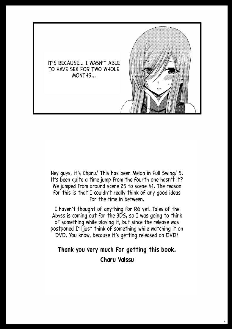 Melon ga Chou Shindou! R5 | Melon in Full Swing R5 - Page 40