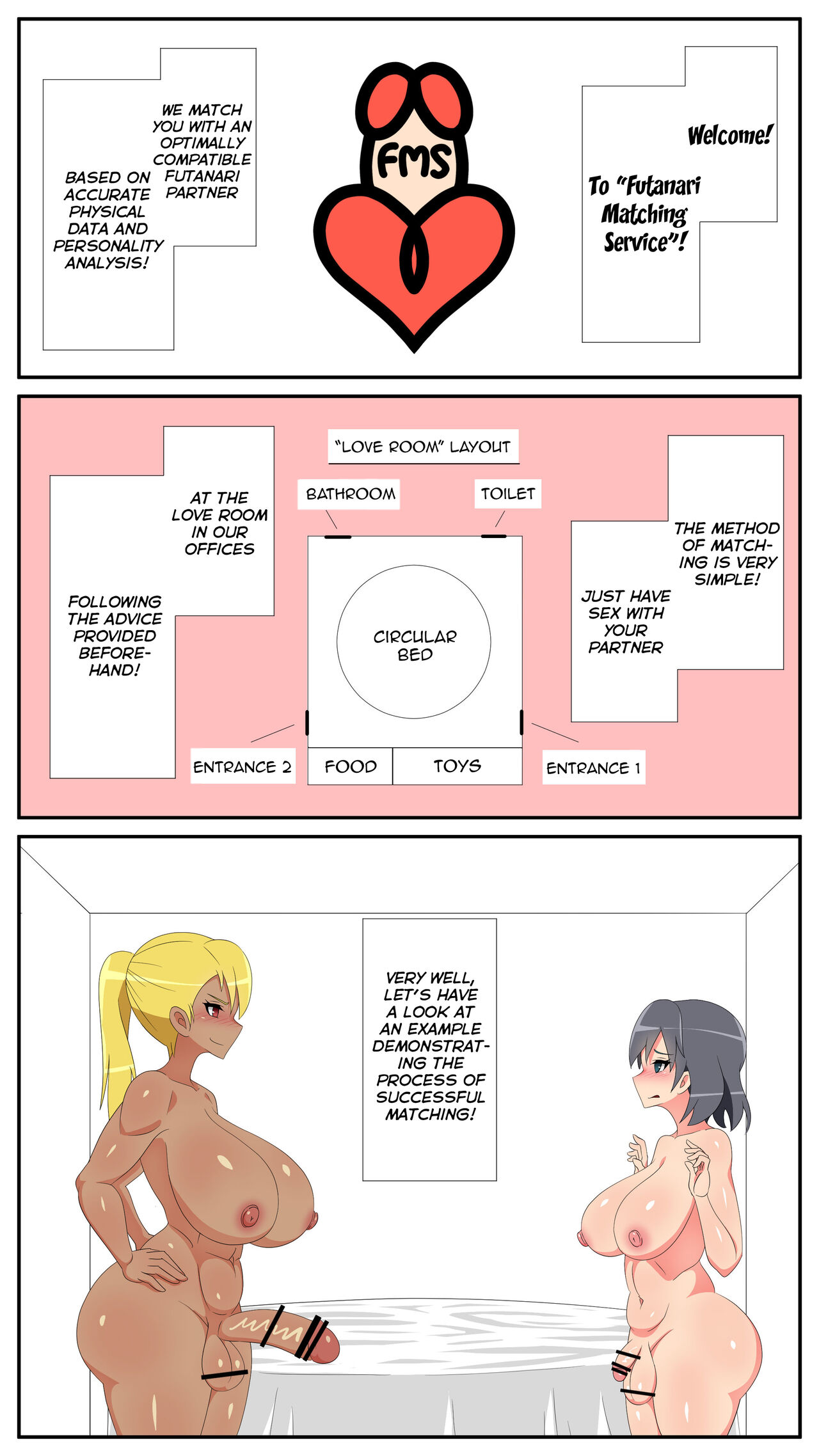Futanari Matching Service 4 - Page 2