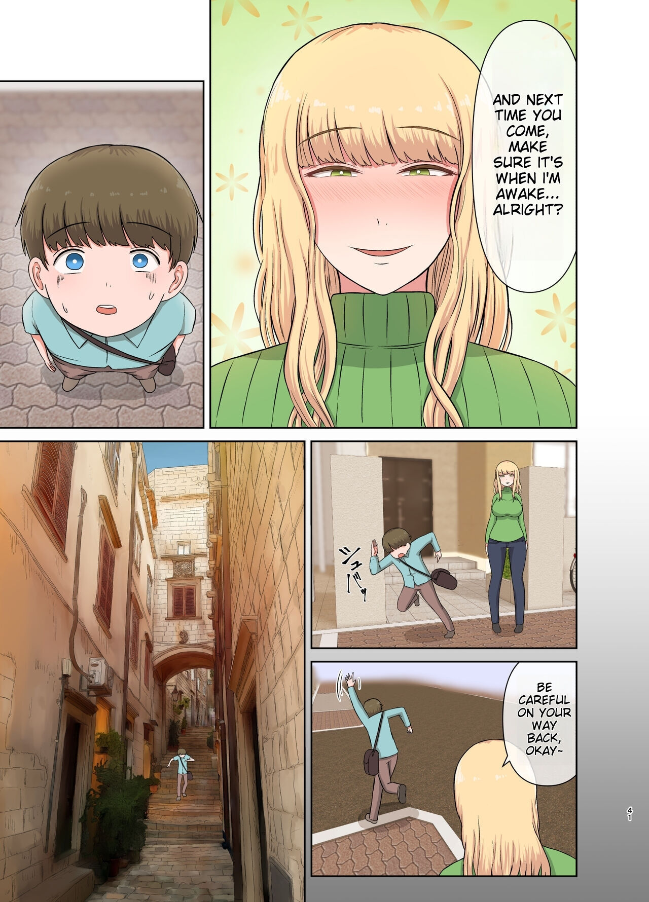 Kinpatsu Oba-san no Suiminkan - Page 40