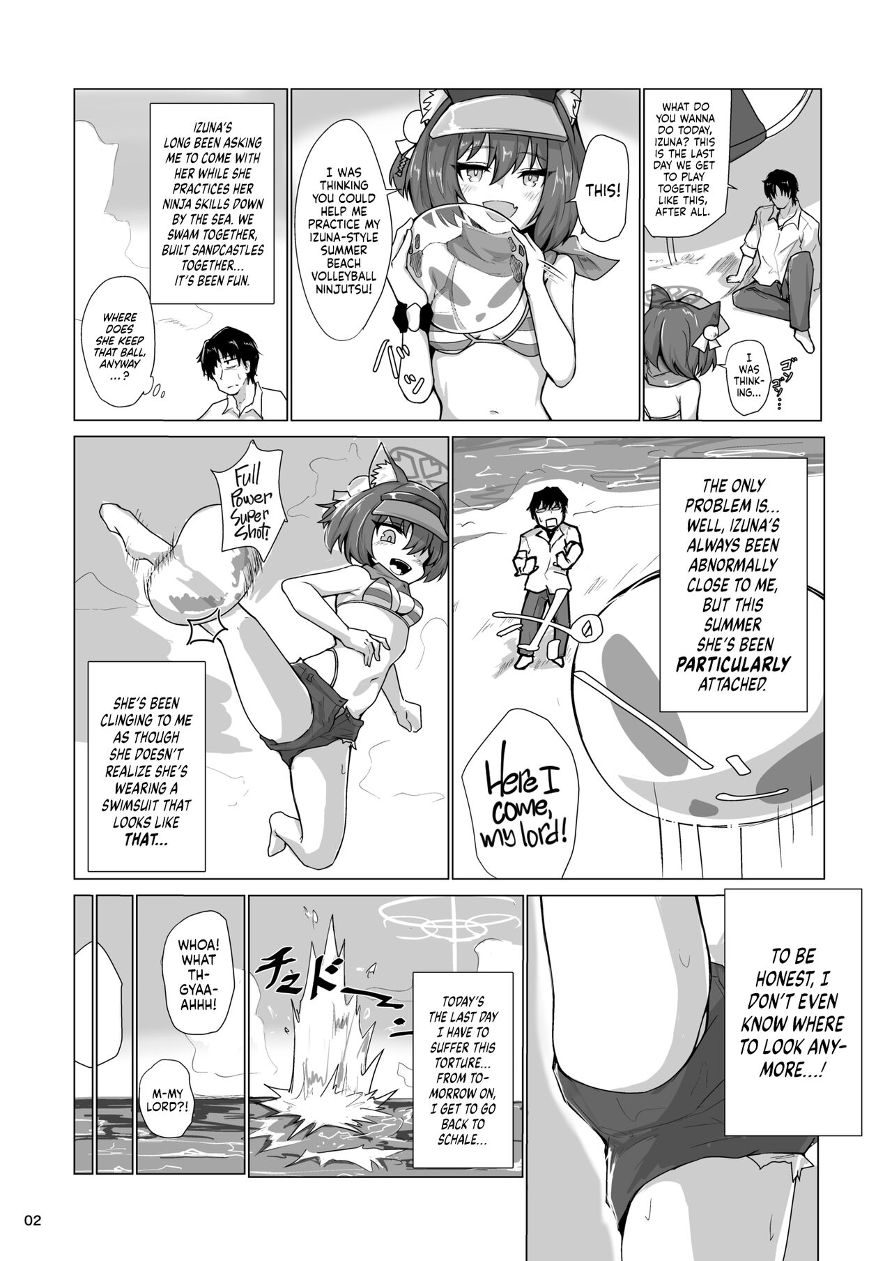 Kivotos Saikou no Ninja to Sugosu Futarikiri no Kaki Kyuuka | Going on an Exclusive Summer Vacation for Two with Izuna, the Best Ninja In Kivotos - Page 3