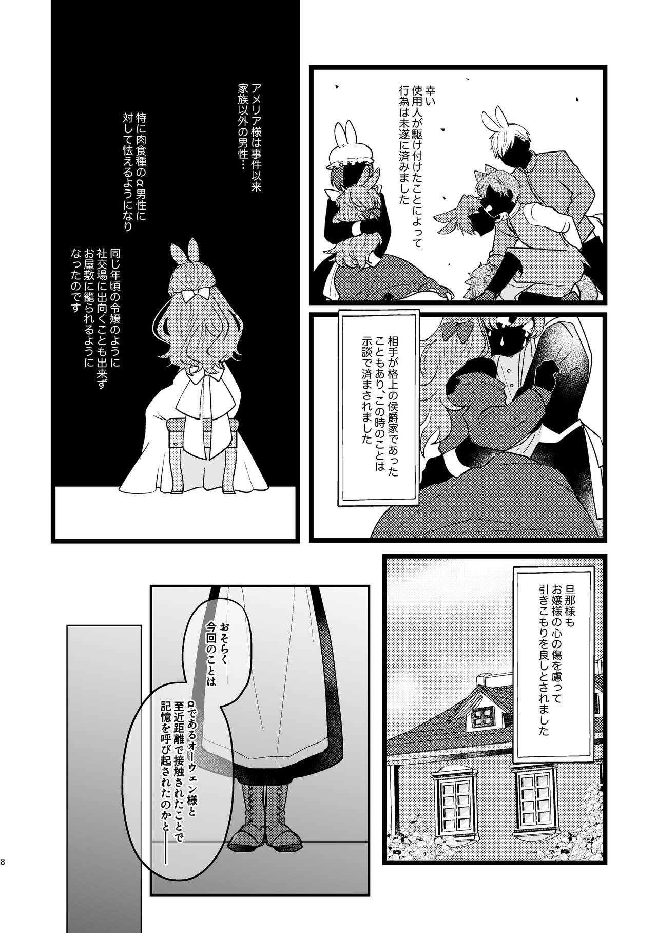 Usagi Reijou to Ookami Reisoku - Page 8