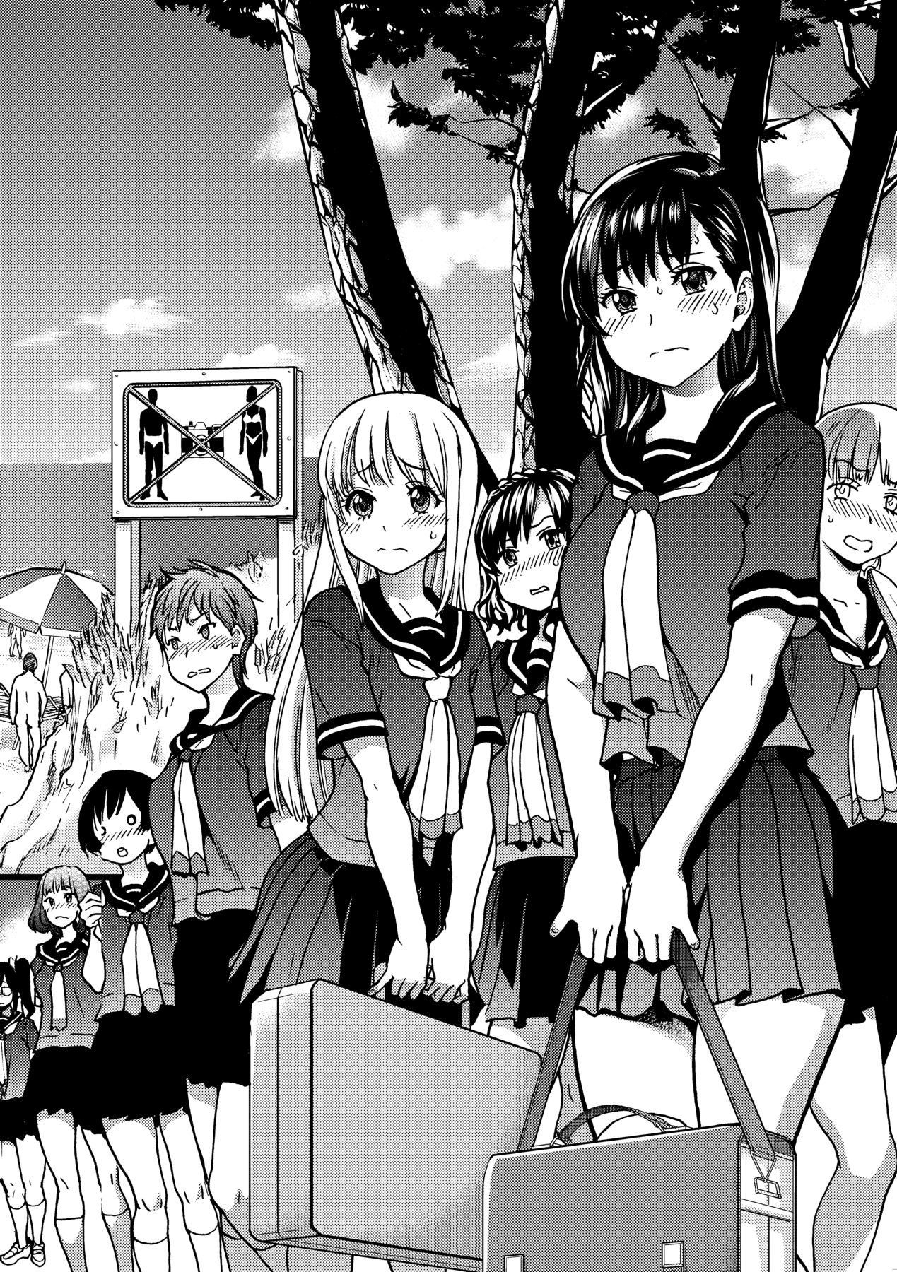 Nudist Beach ni Syuugaku Ryokoude!! - Page 9
