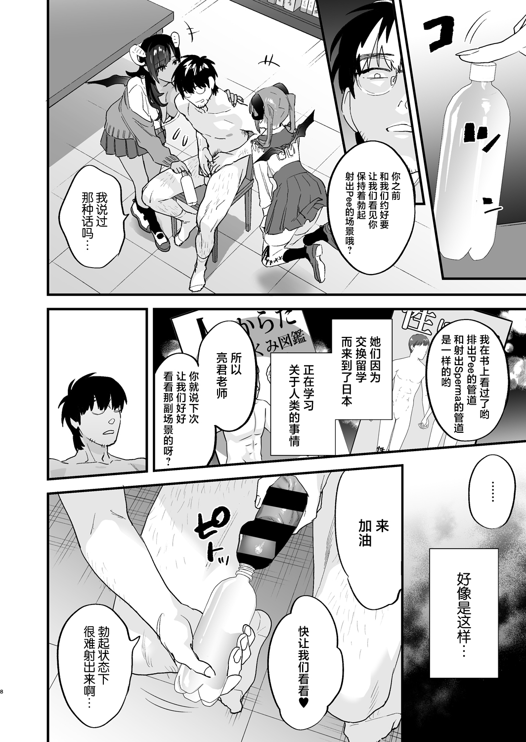 [Mushaburu (Musha Sabu)] Koukan Ryuugakusei -Succubus-tachi to Boku- [Chinese] [Digital] - Page 8