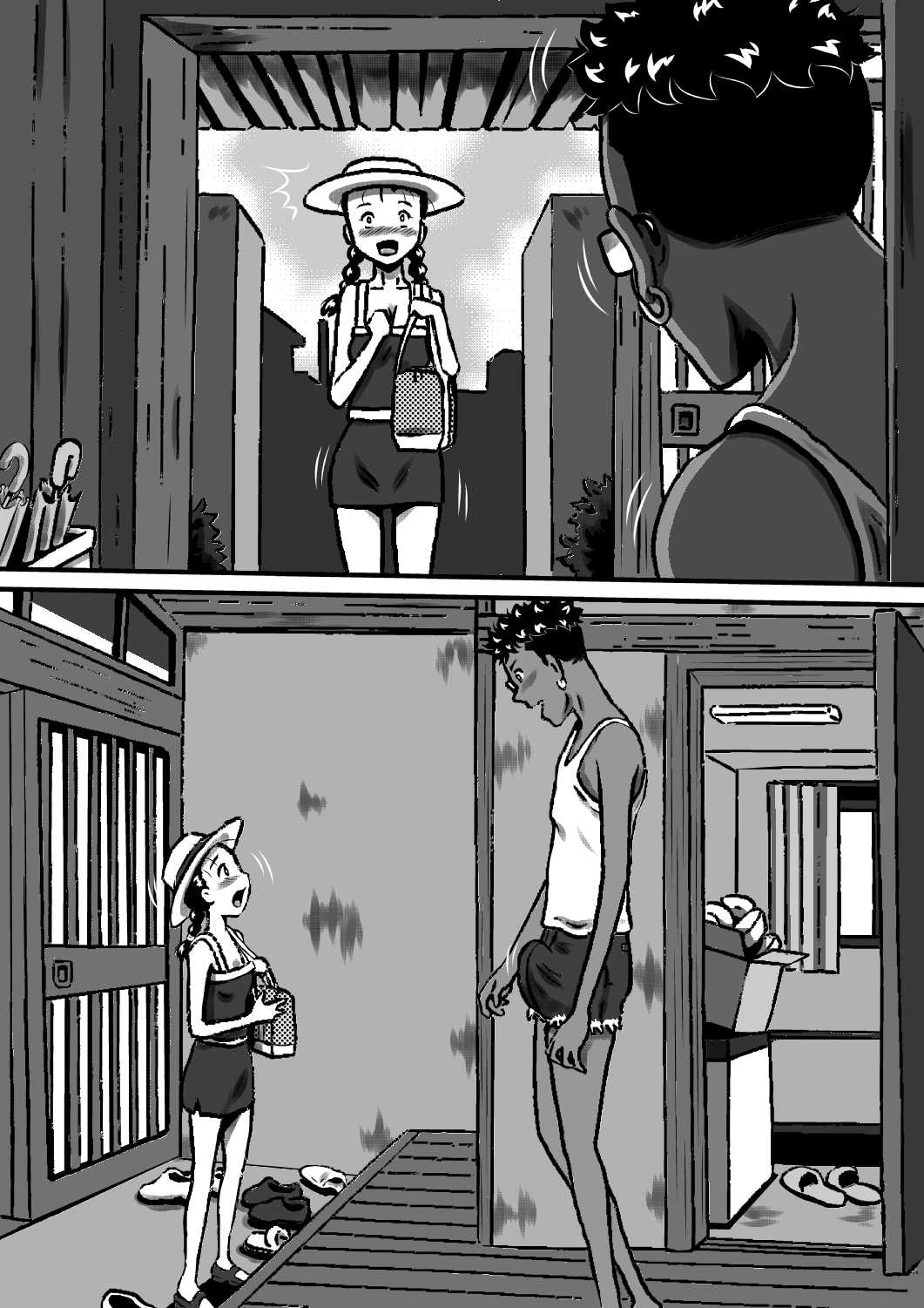 おかされ荘のちぃなちゃん。ヌードモデルの卵、ちぃなの肉体成長記録!「前編」 - Page 37