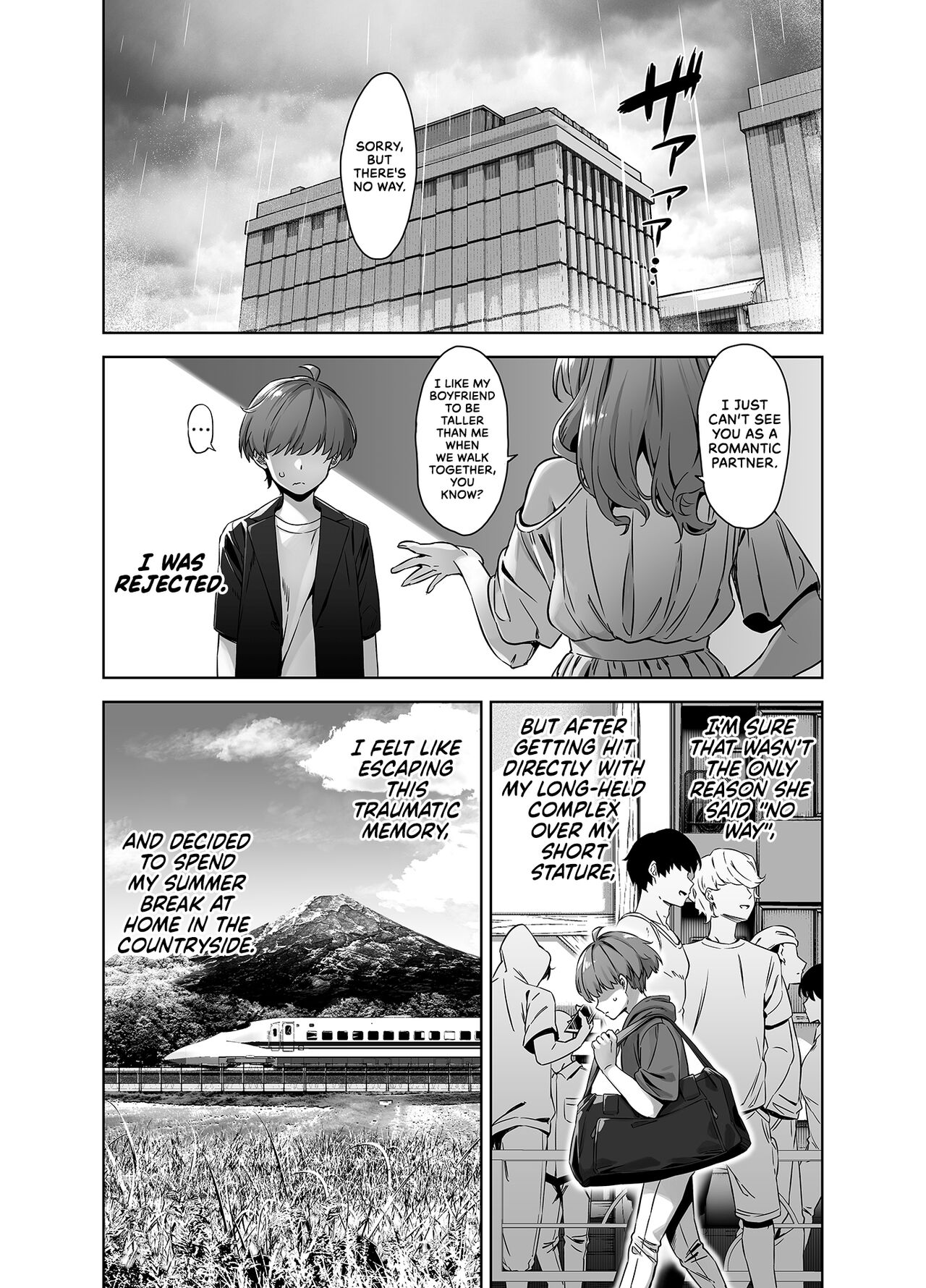 Natsu to Inaka to Yuuwaku shite kuru Dekkai Oshiego | Summertime in the Countryside With The Huge Student Seducing Me - Page 5
