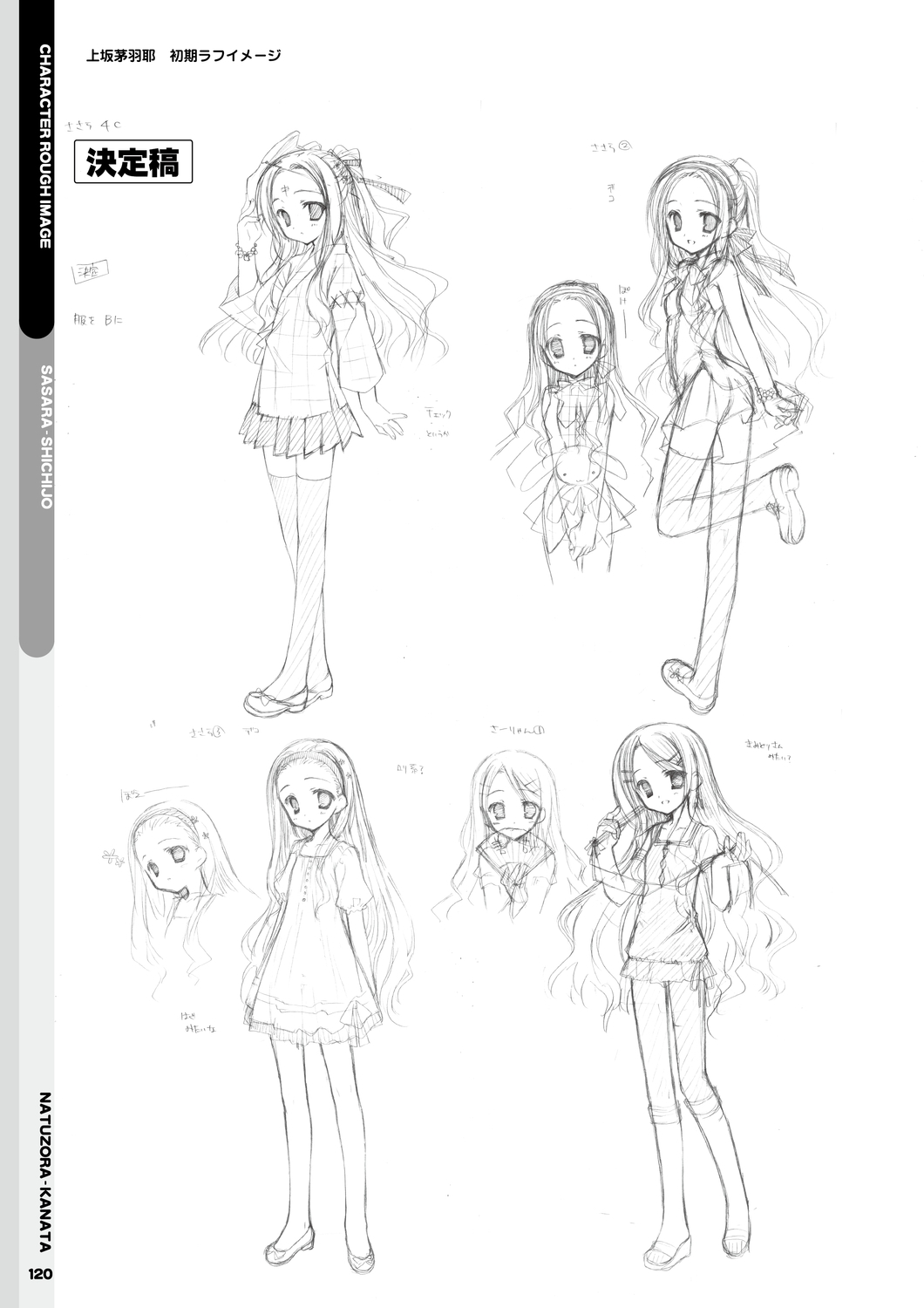 Natsuzora Kanata Official Visual Fan Book - Page 122