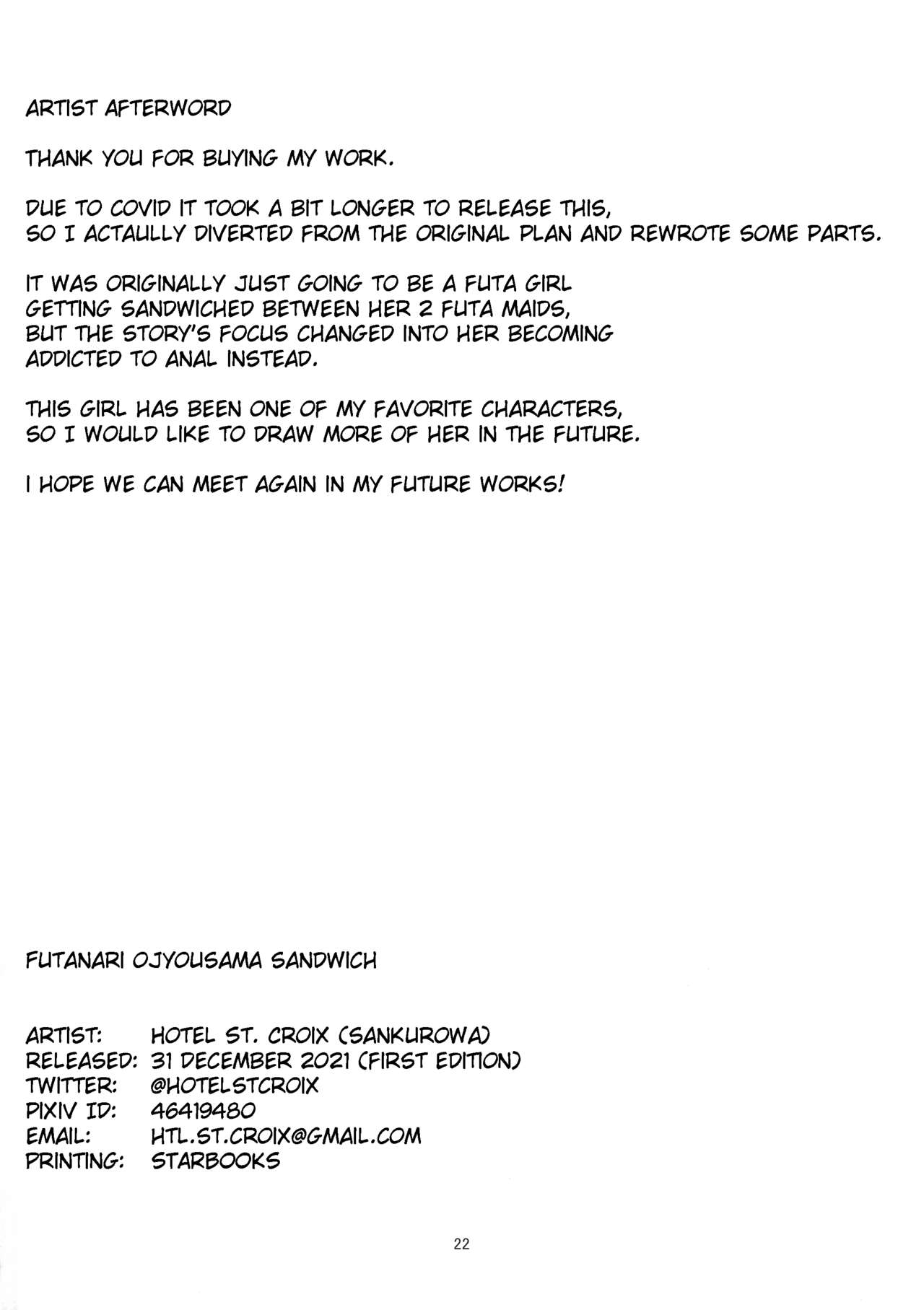 Futanari Ojyosama Sandwich - Page 22