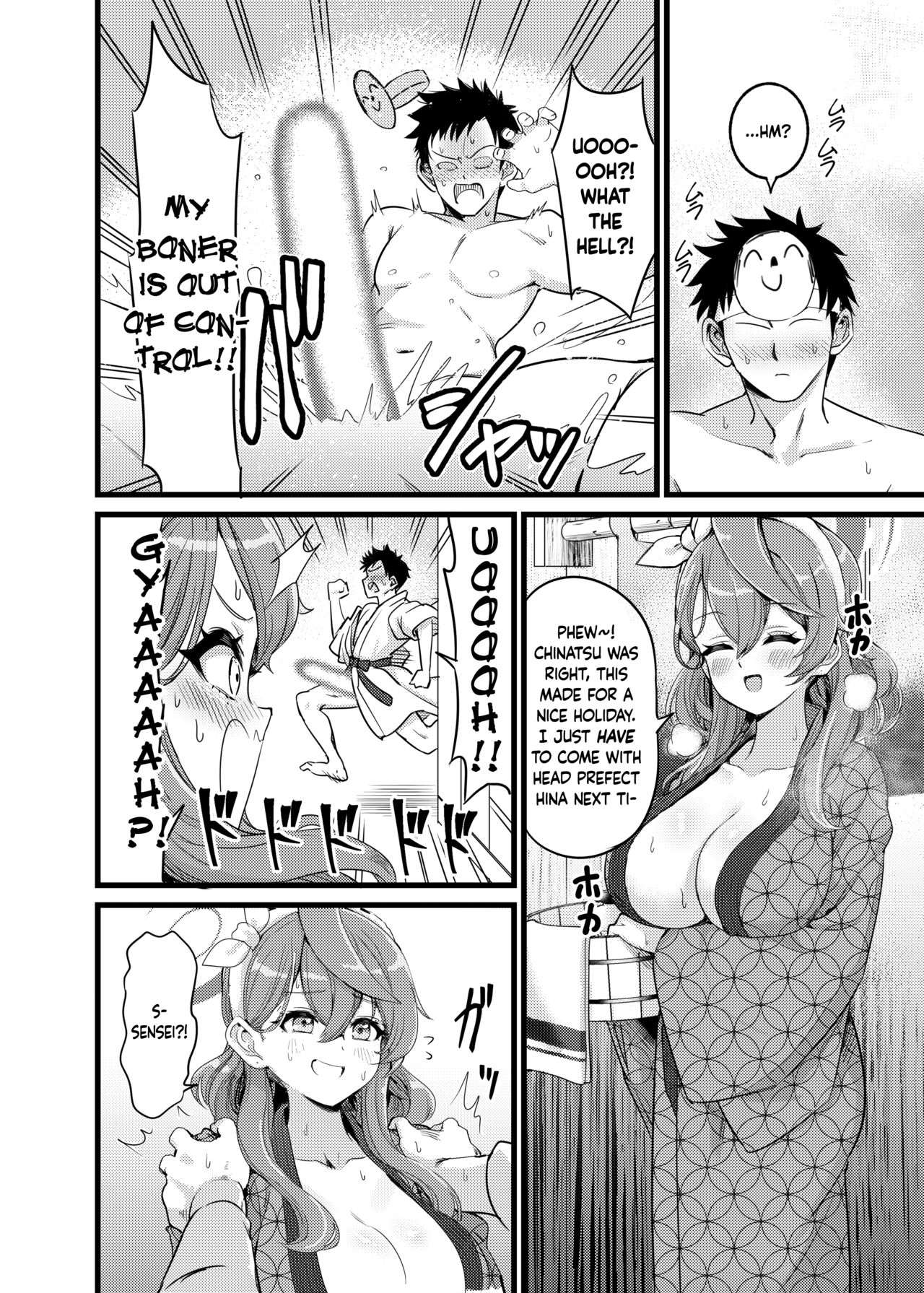 Yukemuri Biyaku Jiken!! Tatakae!! SEX Avengers!! | The Hot Springs Aphrodisiac Incident! Fight on, SEX Avengers!! - Page 3
