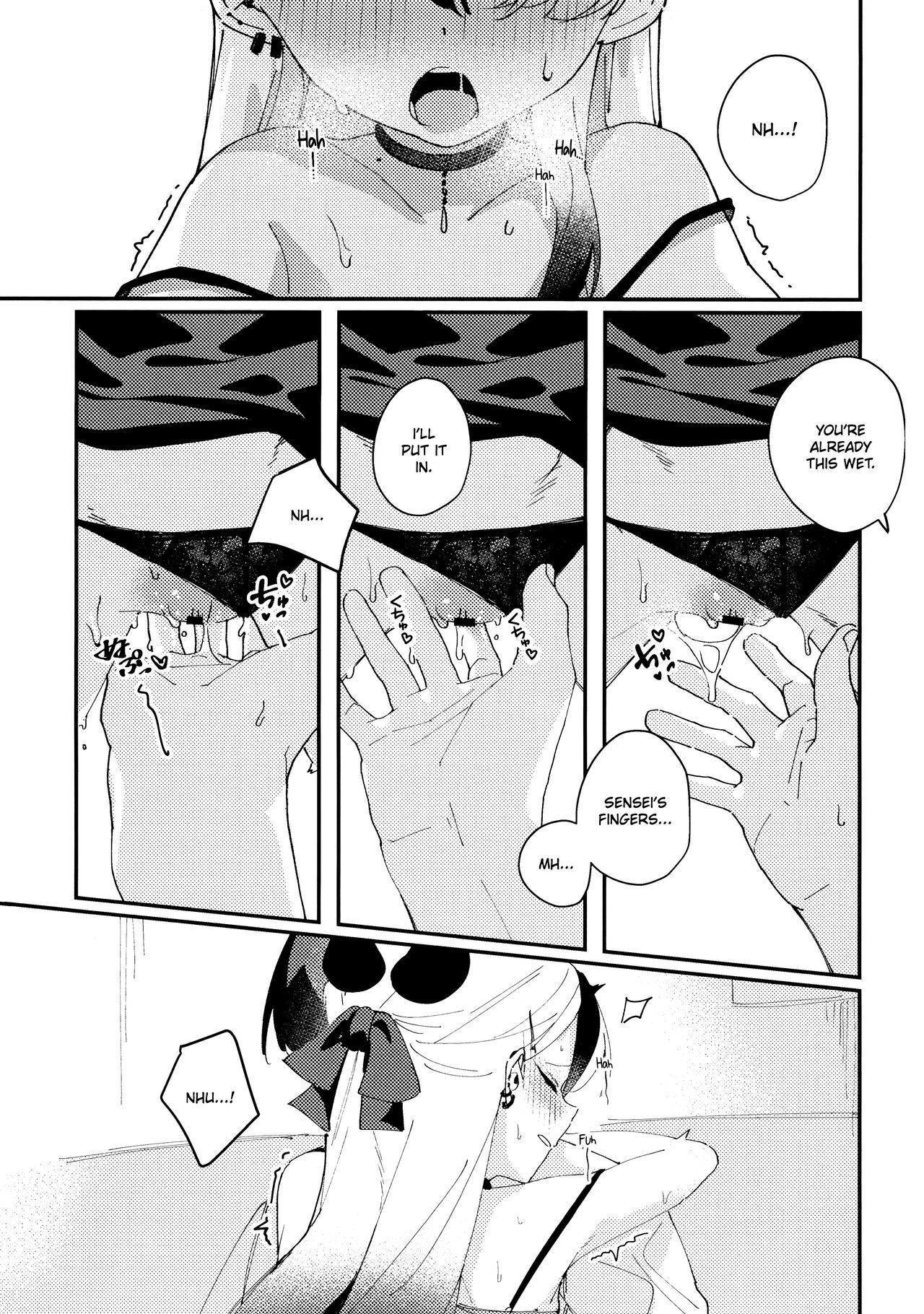 (Sensei no Archive 11) [Tosen Heavy Industry (Fataaa)] Otona-tic ni Bitter-sweet - Bitter-sweet, Grown-up-ishly (Blue Archive) [English] [DAJI's TLs] - Page 10