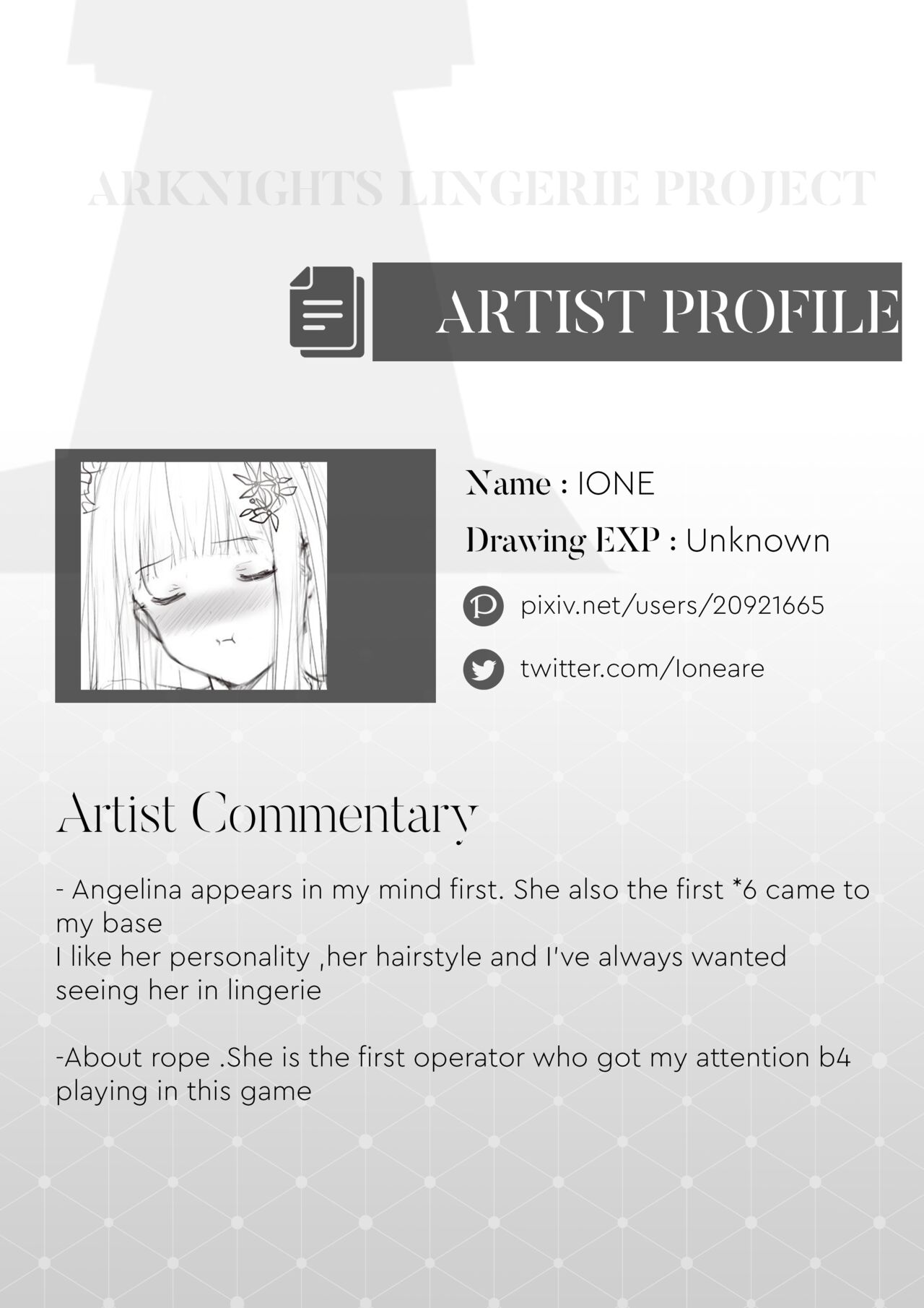 Arknights Lingerie Collaboration Fanbook - Page 40