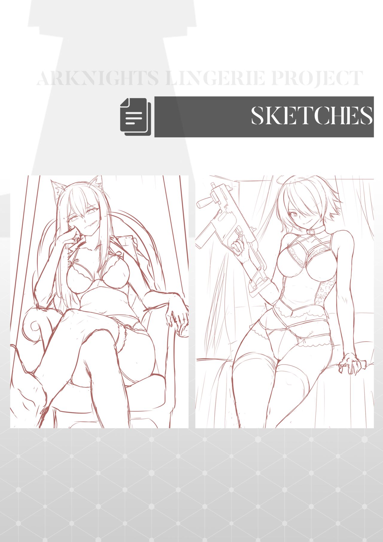 Arknights Lingerie Collaboration Fanbook - Page 47