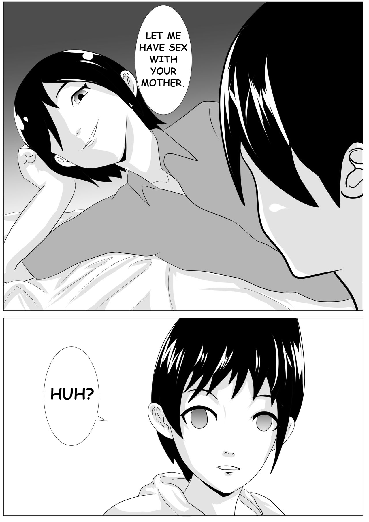 [Kemushi No Bansan Kai] Omae no Kaa-chan Kirei da na - Dakasero yo | Let Me Have Sex with Your Beautiful Mom [English] [redkingdom123] - Page 6