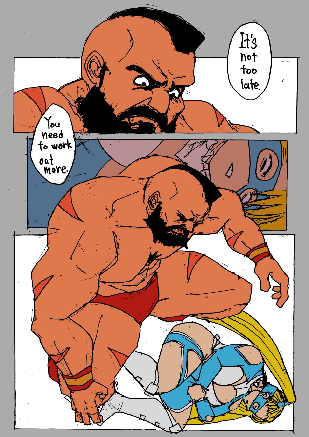 Zangief VS. Rainbow Mika - Page 10