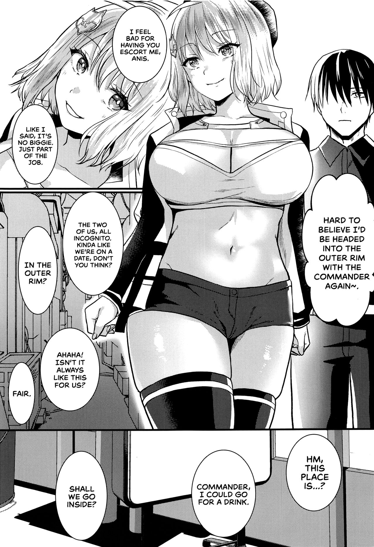 Toaru Shikikan to Nikke ga Couple Kissa e Itta Ohanashi | A story following a certain Commander and Nikke visiting a couples bar - Page 2