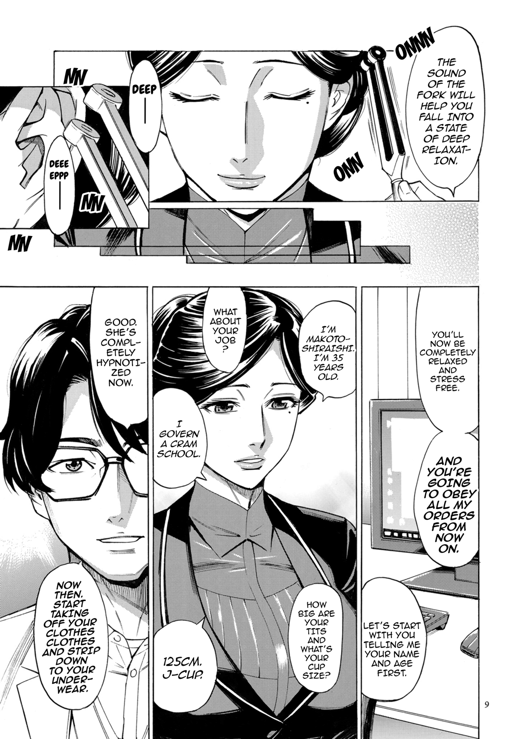 Hitozuma Hypnotherapy Ch. 1-3 - Page 9