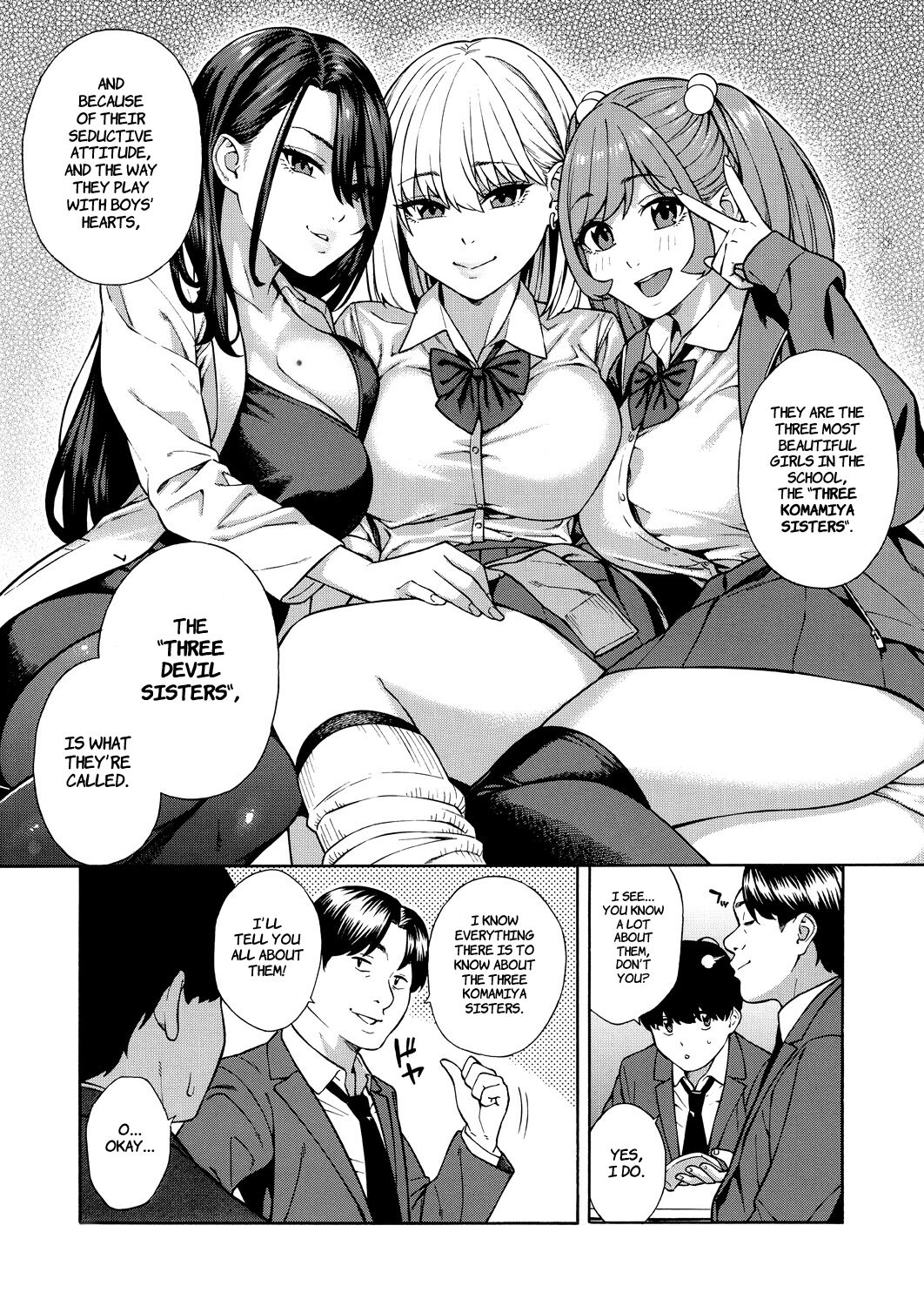 Making a Harem of the Three Bitchy Gal Sisters - Episode 1 - Page 9