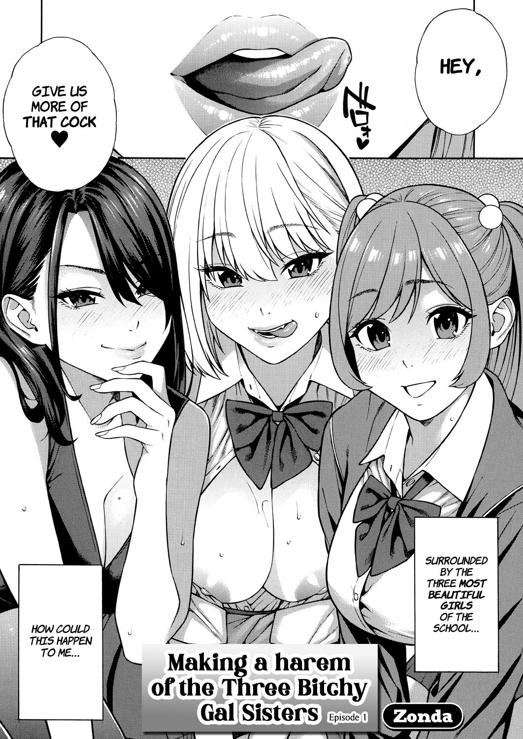 Bitch Gal Sanshimal Harem Sakusei Ch. 1 | Making a Harem of the Three Bitchy Gal Sisters - Episode 1 - Page 2