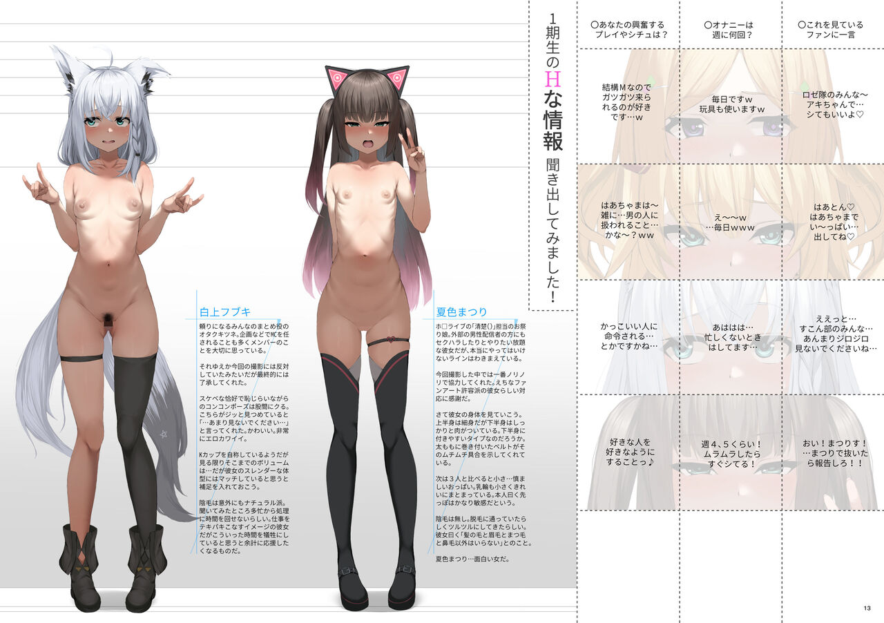 ホ□ライブ からだのくらべる図鑑 ーちちくらべ しりならべー - Page 12