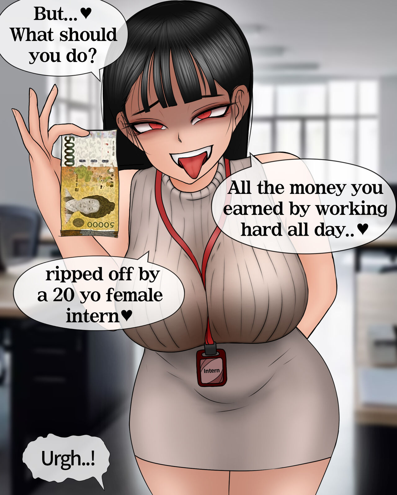 Devoting Money To The Intern Girl And Getting Shrunk - Page 28