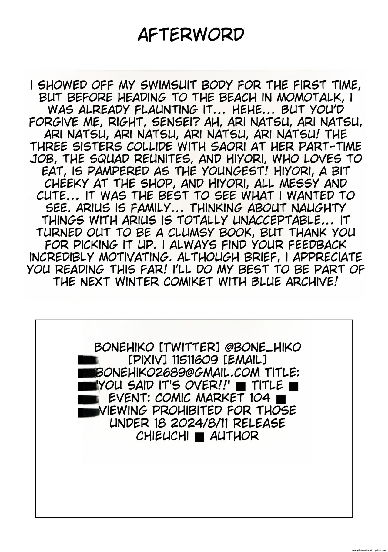 "Mou Owari" tte Itta no ni!! - Page 25