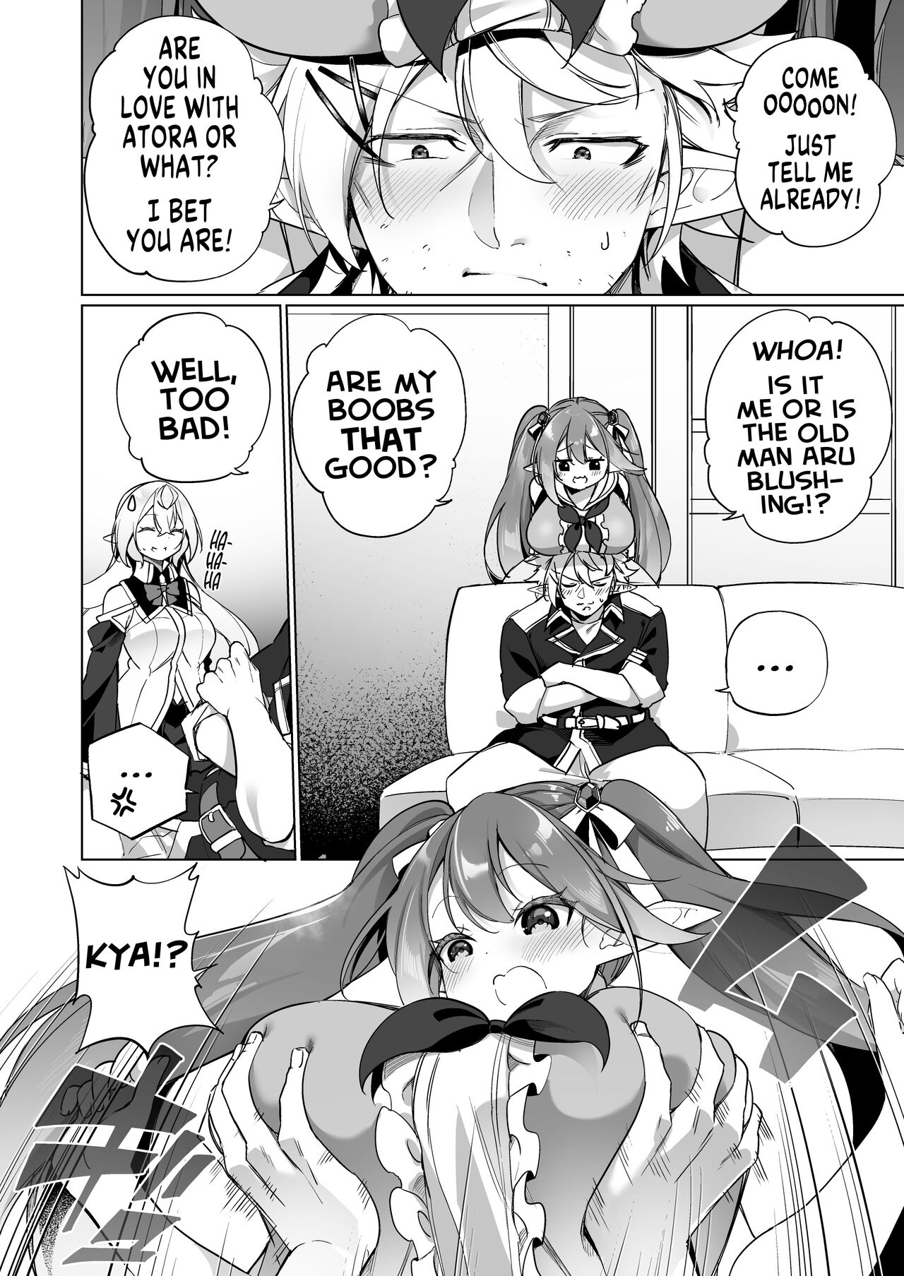 Mesugaki Elf ni Natta Don 2 Elf-ka no Kusuri part 3 | A Bandit Chief Who Turned Into a Bratty Elf Girl 2 Elvification Drug part 3 - Page 4