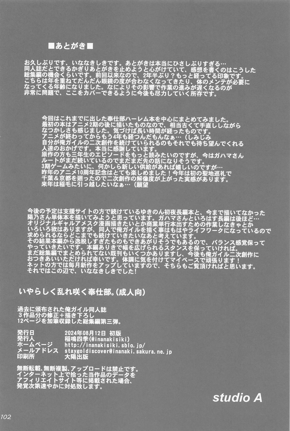 Iyarashiku Midaresaku Houshi-bu. - Page 101