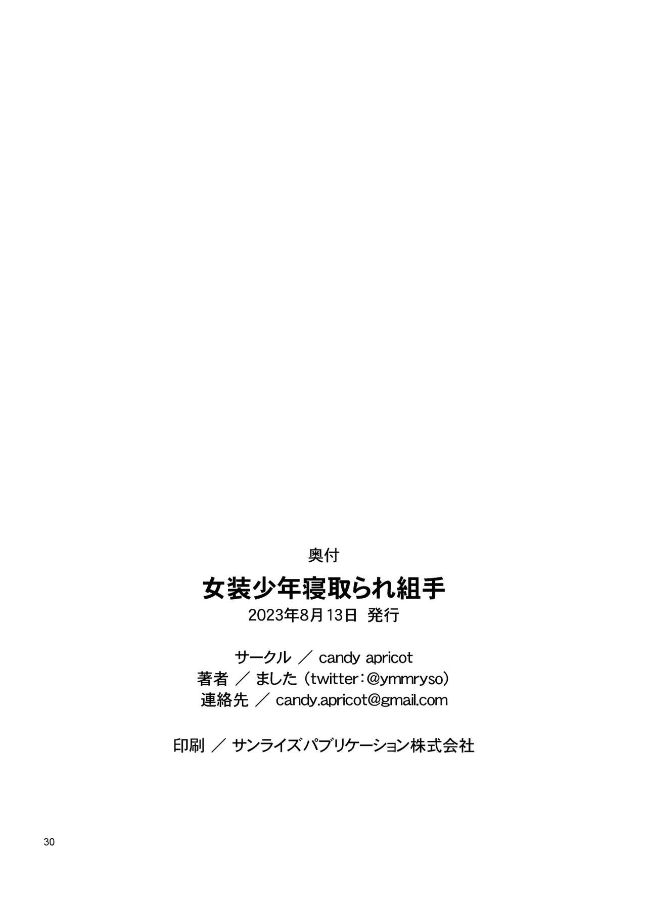 Josou Shounen Netorare Kumite - Page 29