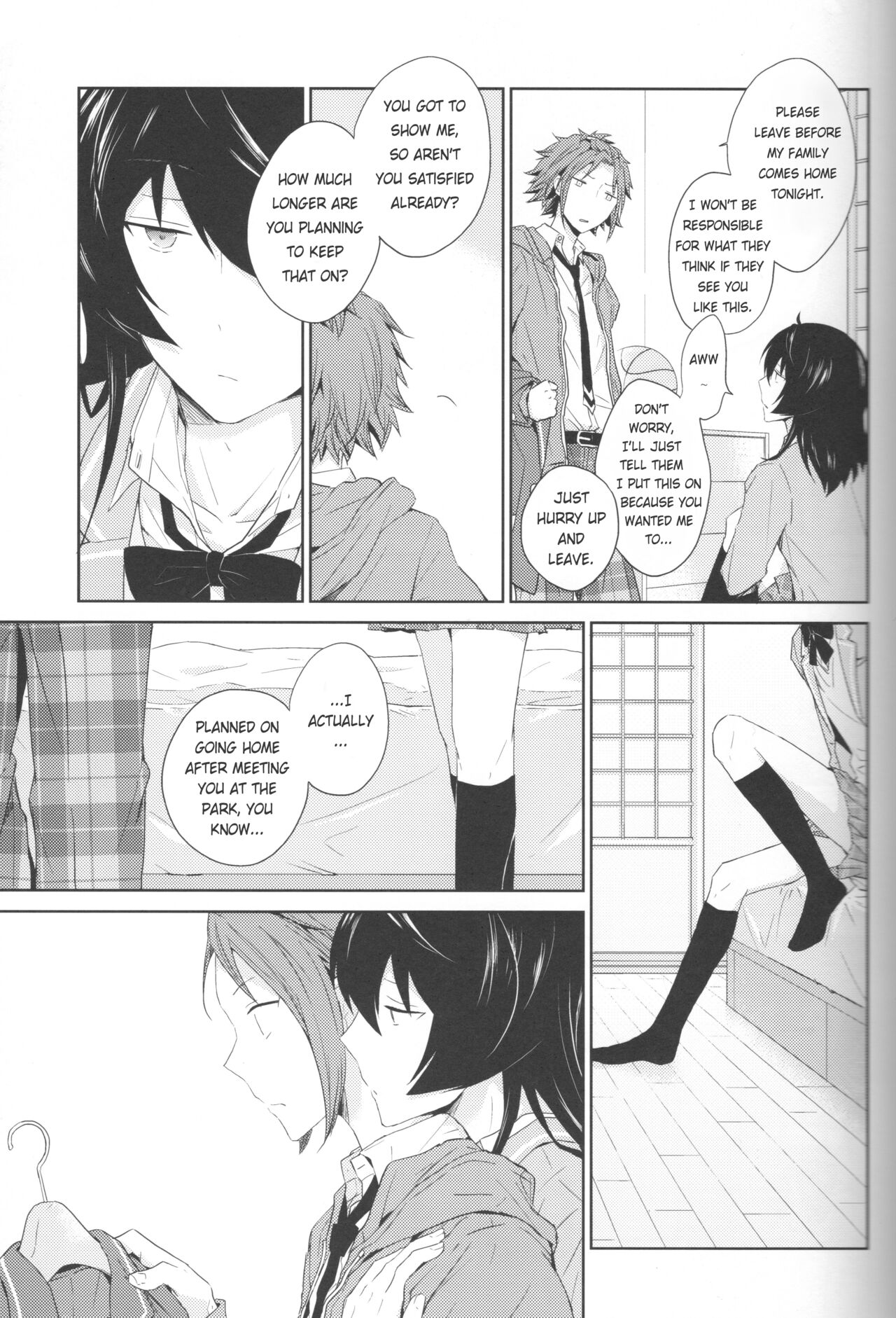 Osananajimi ga Josou Shimashite | My Childhood Friend, Cross-Dressing page 10 featuring mao isara ensemble stars parody - schoolboy uniform schoolgirl uniform hentai manga - read online free