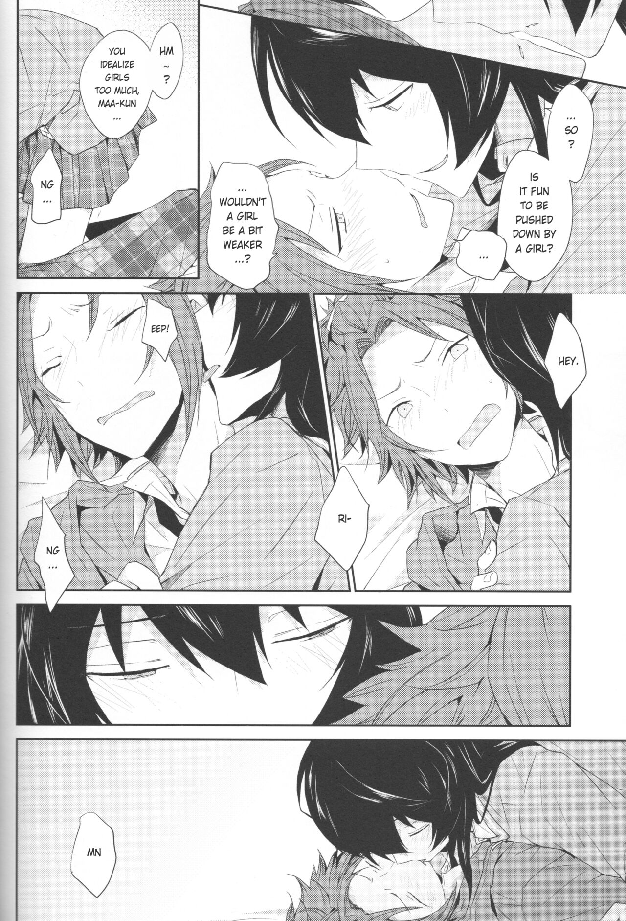 Osananajimi ga Josou Shimashite | My Childhood Friend, Cross-Dressing page 19 featuring mao isara ensemble stars parody - schoolboy uniform schoolgirl uniform hentai manga - read online free