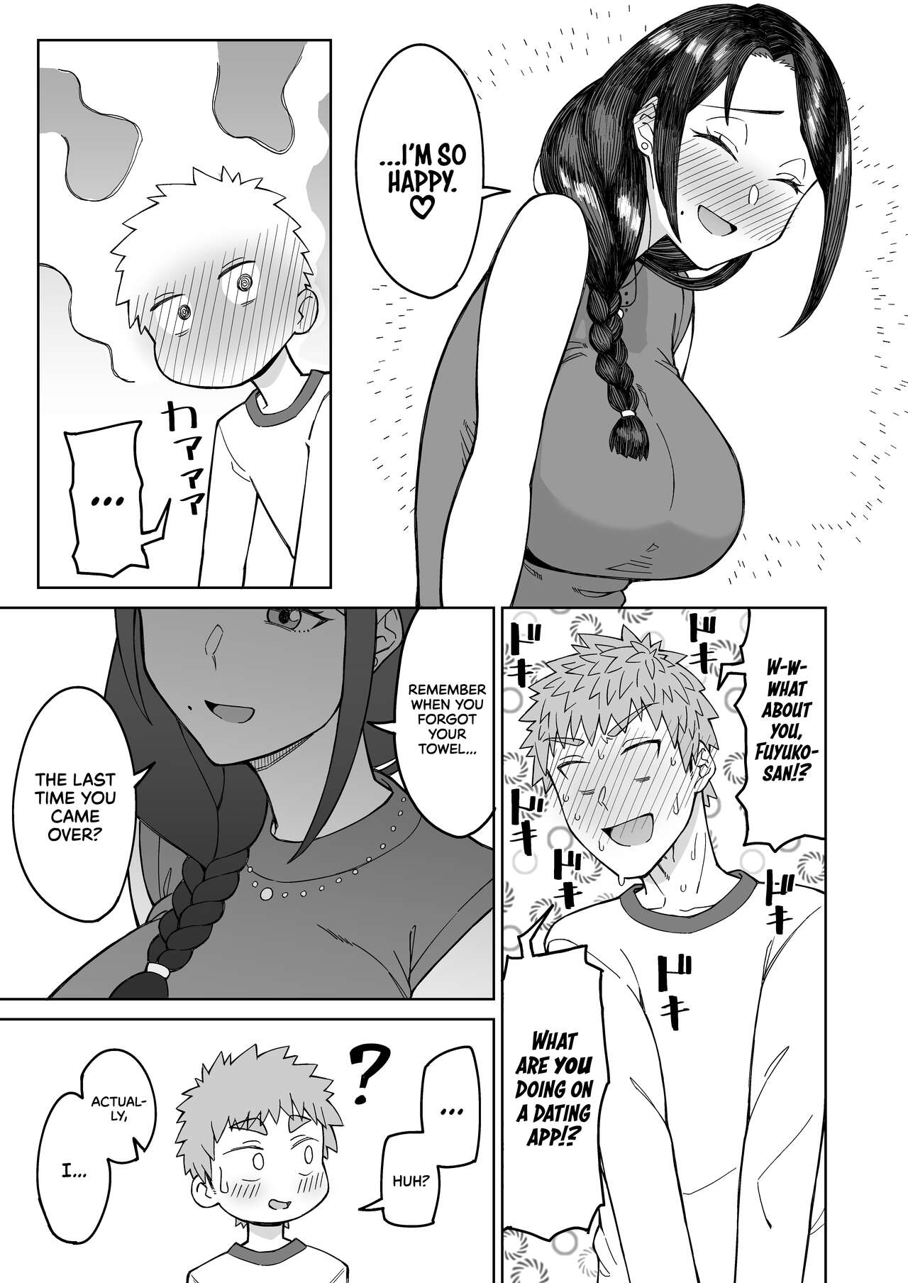 Hatsukoi no Hito wa, Tomodachi no Mama. | My First Love Is My Friend's Mom. page 13 original parody - milf sweating hentai manga - read online free
