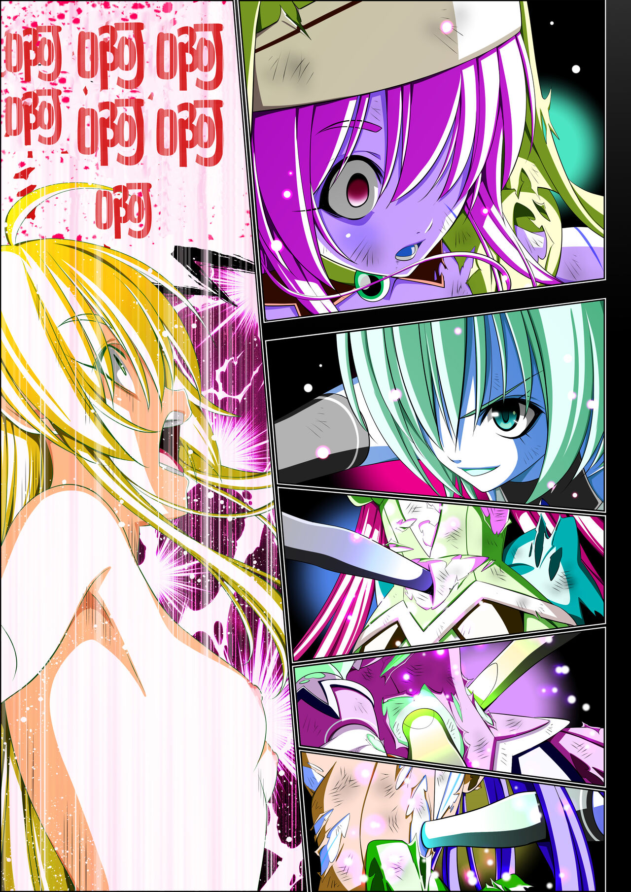 Yotsuba no Senki Clover Rose Ch. 5 page 81 original parody - transformation magical girl hentai manga - read online free