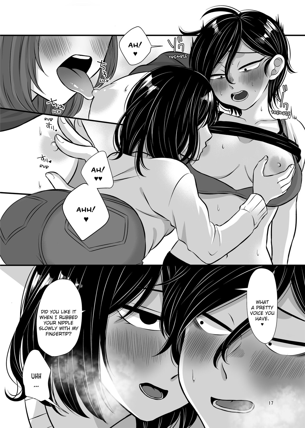 Senpai and Kohai page 17 original parody - kissing females only hentai manga - read online free