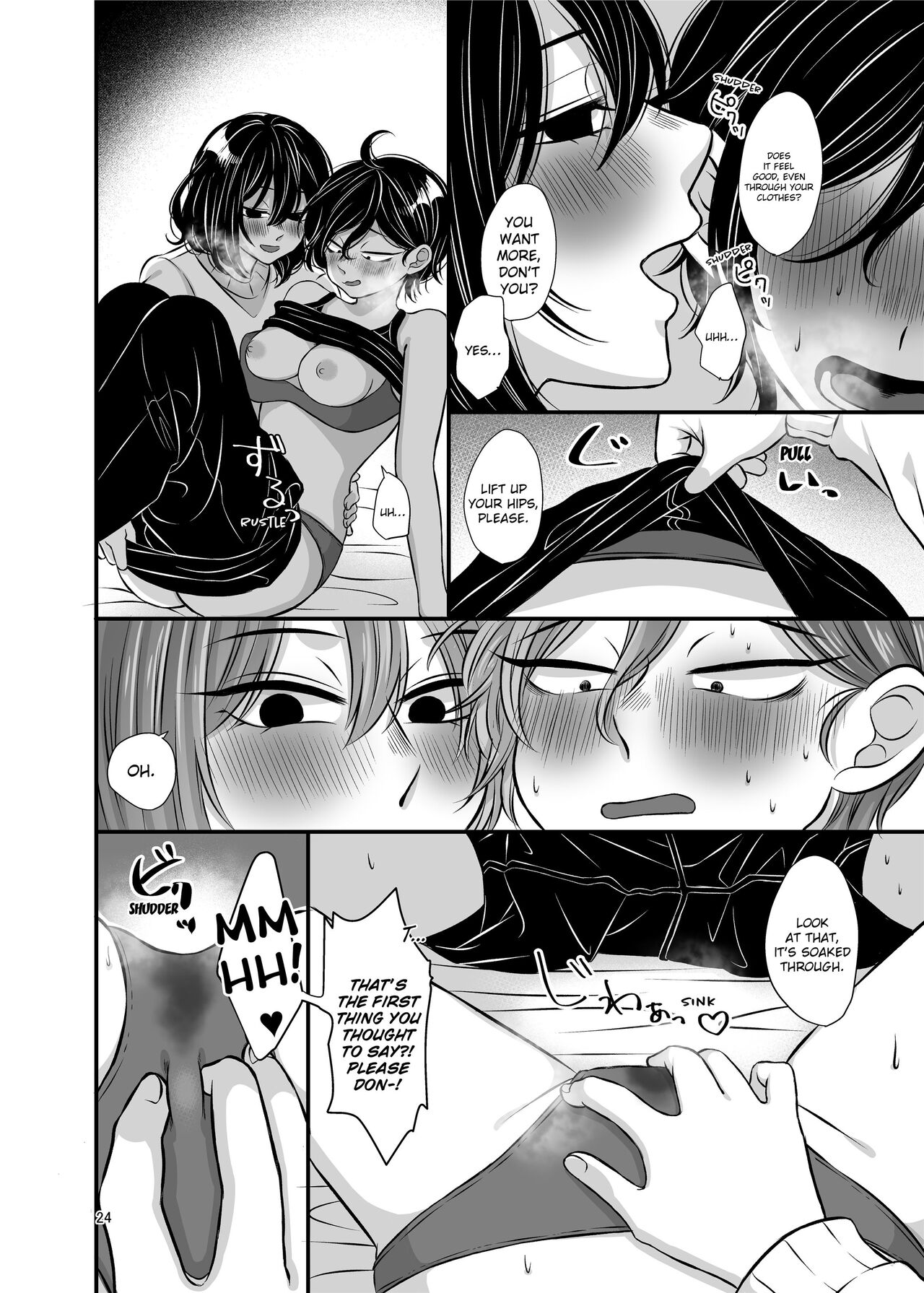 Senpai and Kohai page 24 original parody - kissing females only hentai manga - read online free