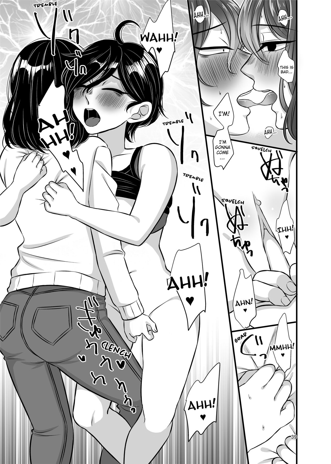 Senpai and Kohai page 39 original parody - kissing females only hentai manga - read online free