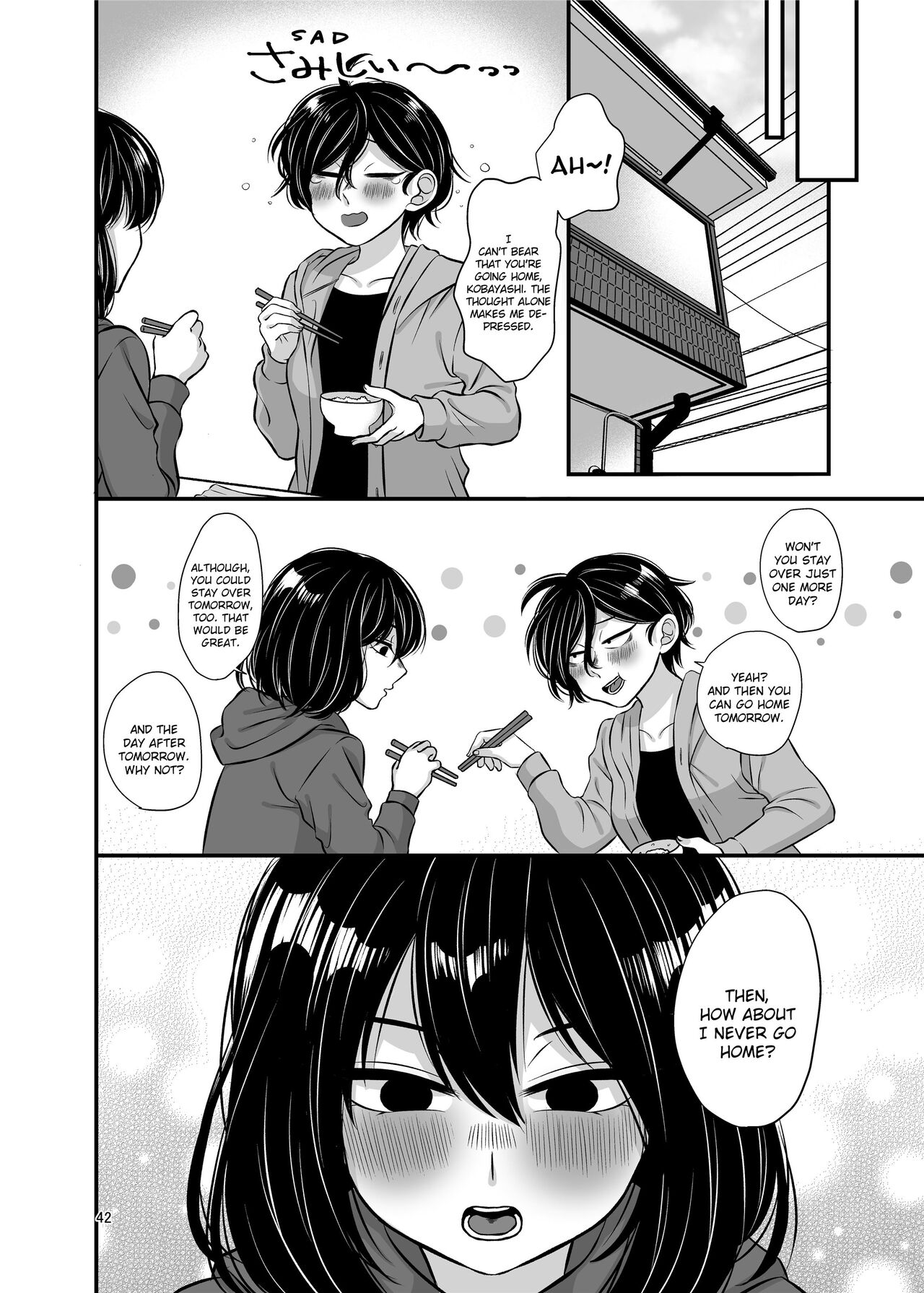 Senpai and Kohai page 42 original parody - kissing females only hentai manga - read online free