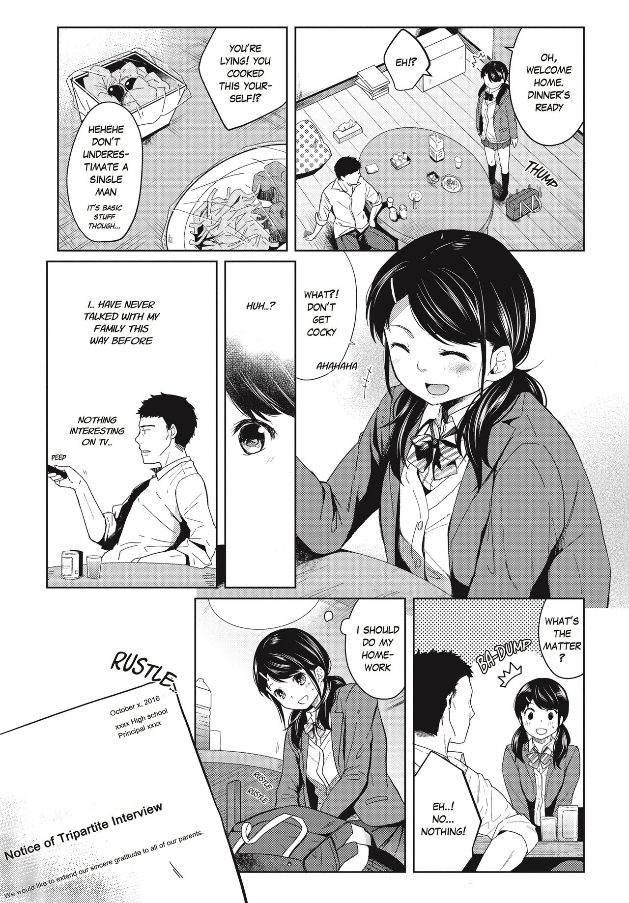 1 Room Apartment + Highschool Girl Suddenly Living Together? Close Contact!? First Sex!!? Ch.1-2 page 30 - uncensored masturbation hentai manga - read online free