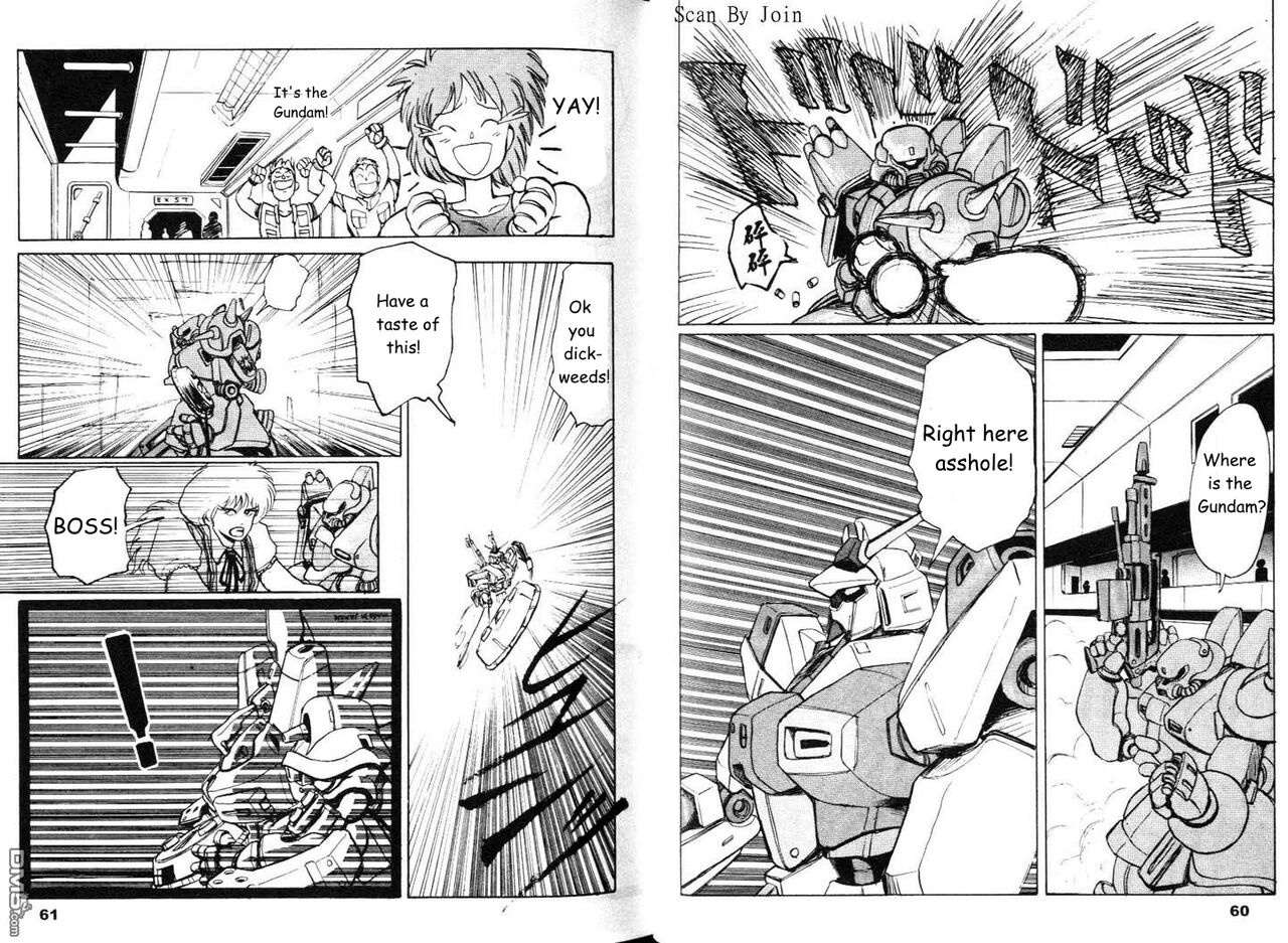 Under The Gundam Double Fake page 32 gundam parody - rough translation hentai manga - read online free