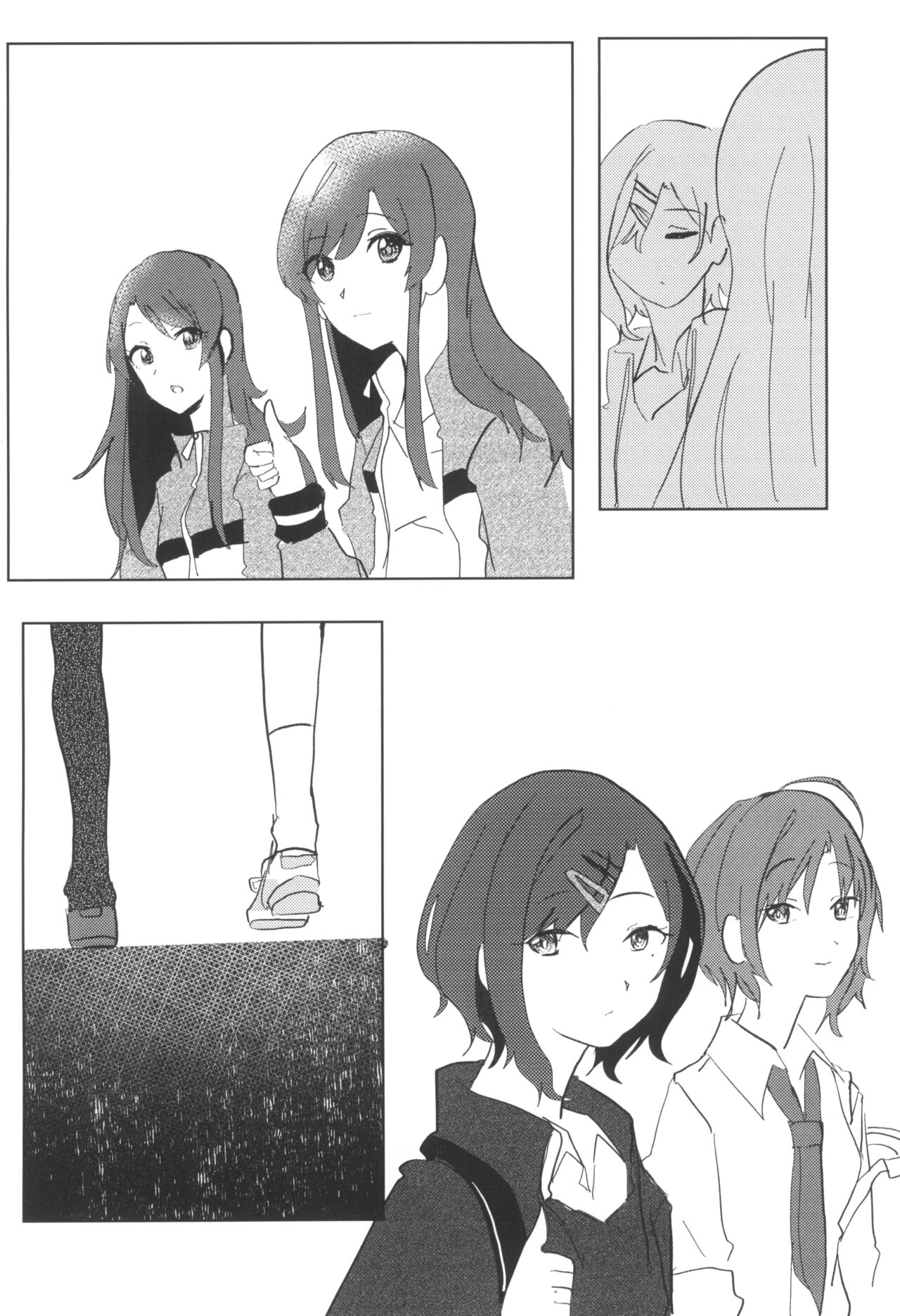 CONTACT page 12 featuring amana osaki the idolmaster parody - females only hentai manga - read online free