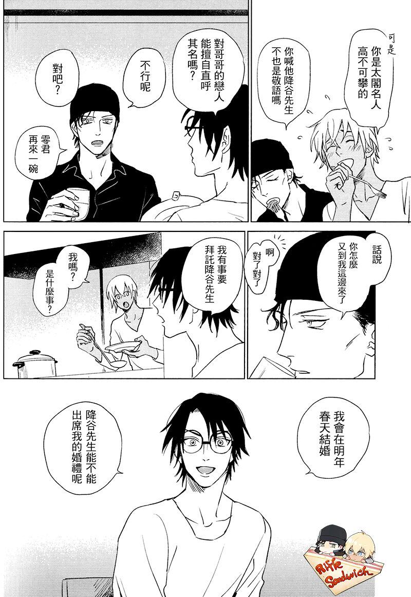 Sekaiichi kakko warui koibito page 14 featuring shuuichi akai detective conan parody - males only yaoi hentai manga - read online free