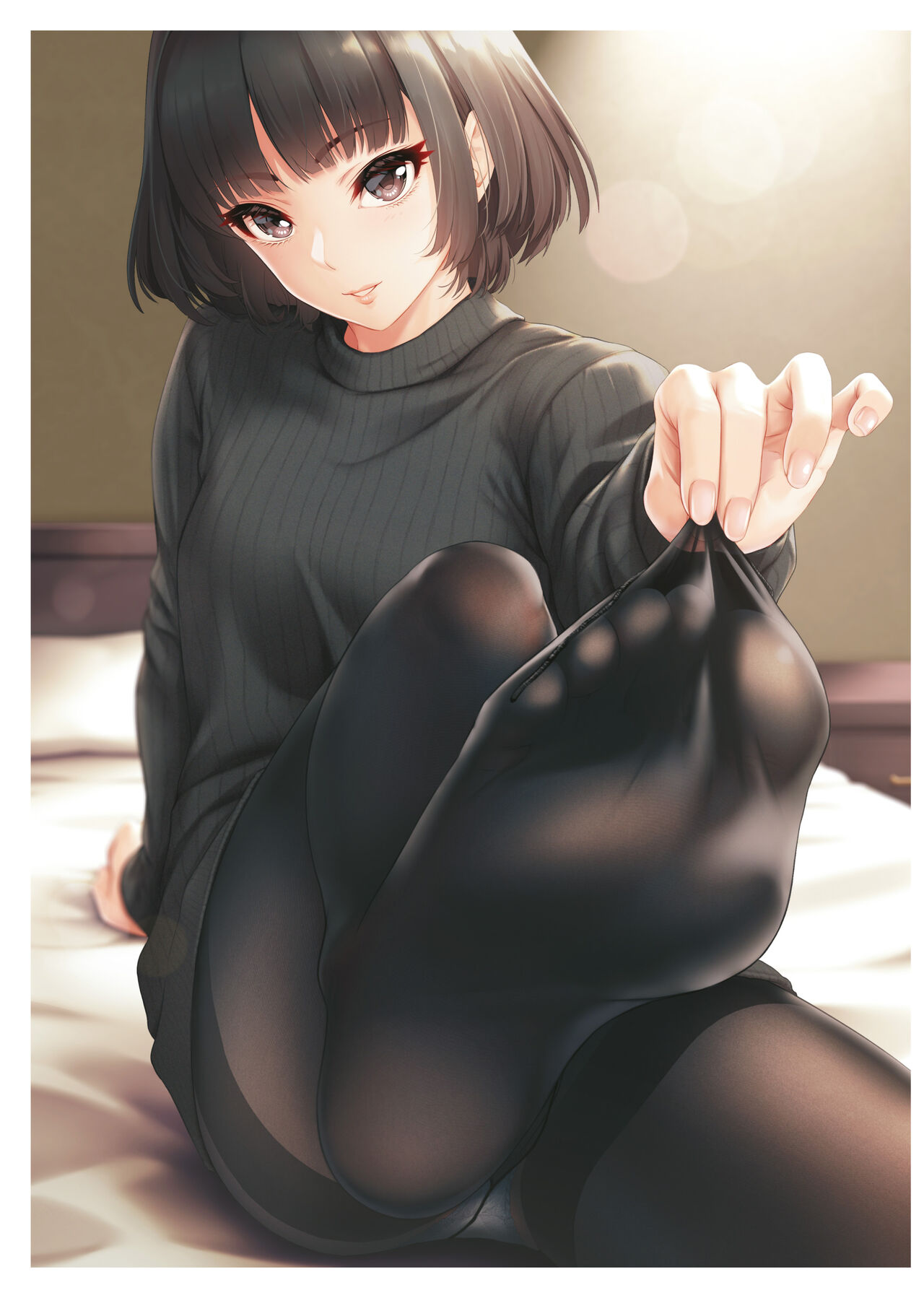 Kuro Tights DEEP black tights art book_20241021 page 28 - stockings pantyhose hentai manga - read online free