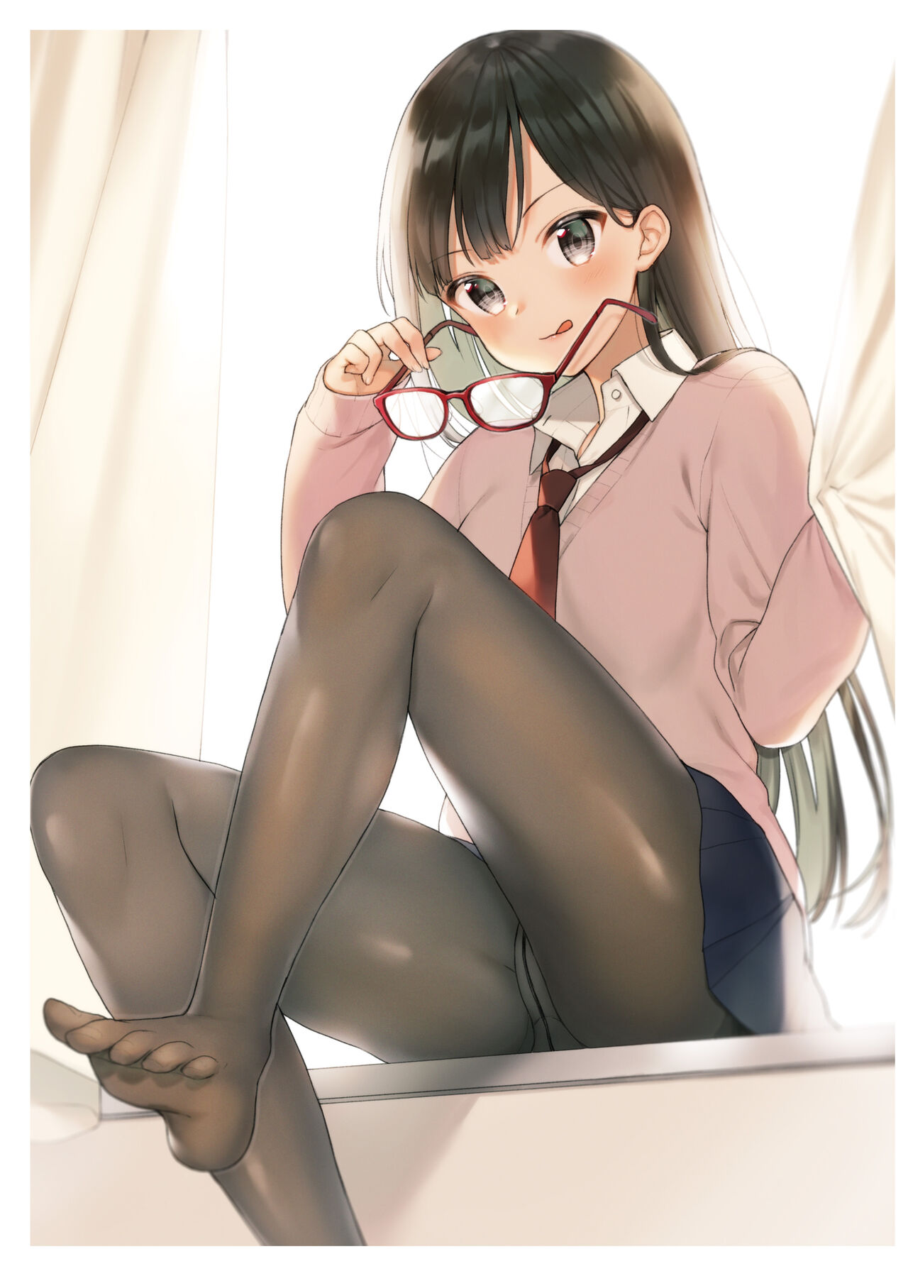 Kuro Tights DEEP black tights art book_20241021 page 42 - stockings pantyhose hentai manga - read online free