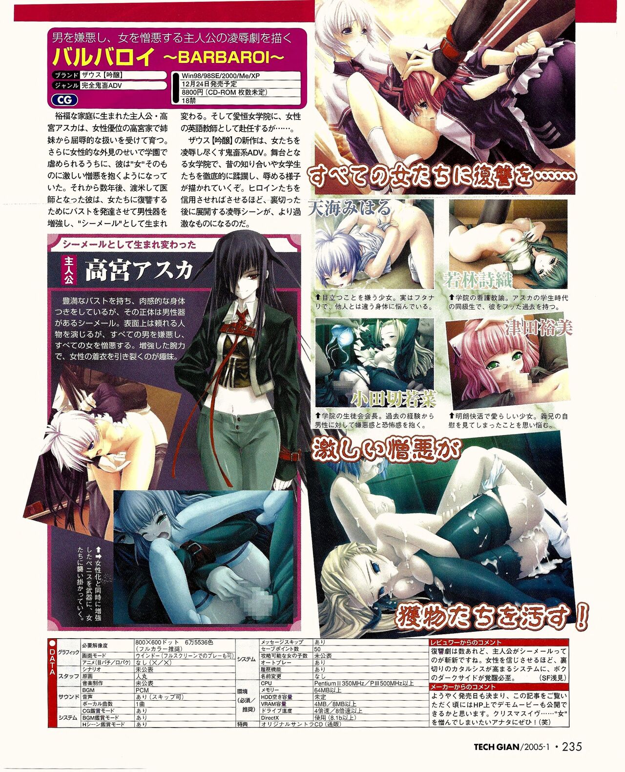 TECH GIAN 2005-01 page 218 - anthology hentai manga - read online free