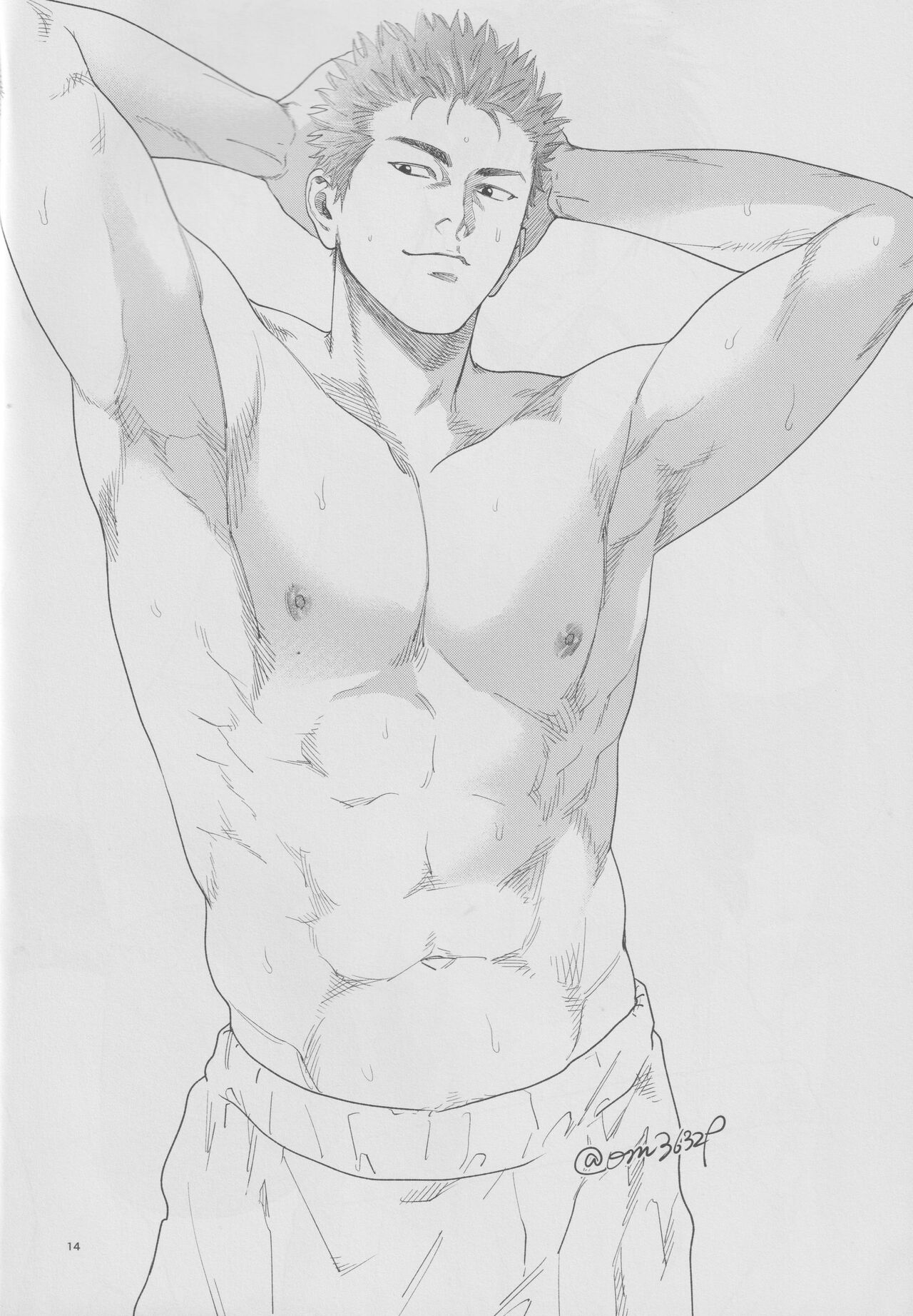 Girali page 13 featuring hanamichi sakuragi slam dunk parody - group ahegao hentai manga - read online free